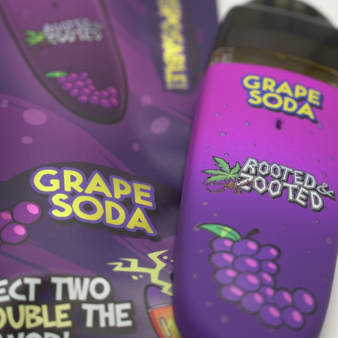 Rooted & Zooted: 1g Magnetic Vape - Grape Soda | Leafly