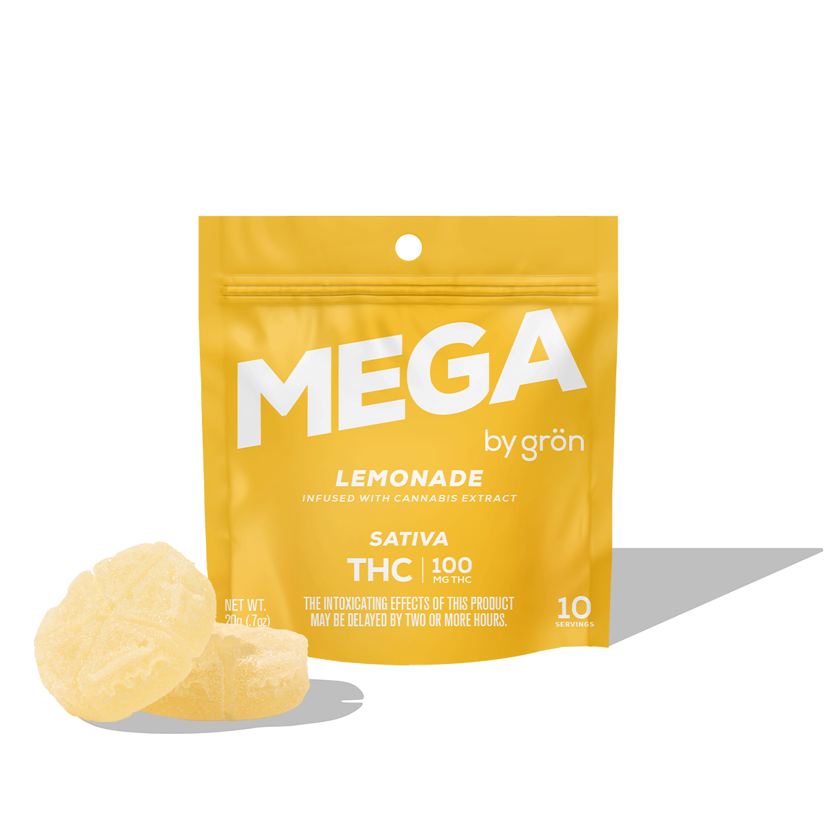Grön: Lemonade Single Mega Pearl - Gron
