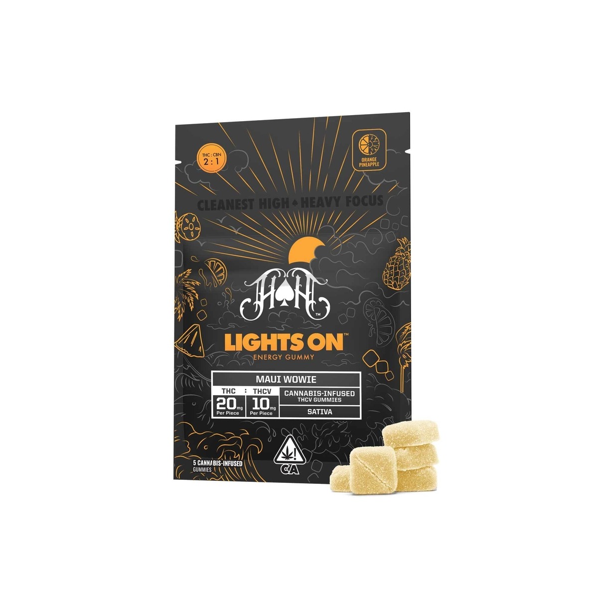 Heavy Hitters: Lights On - Orange Pineapple