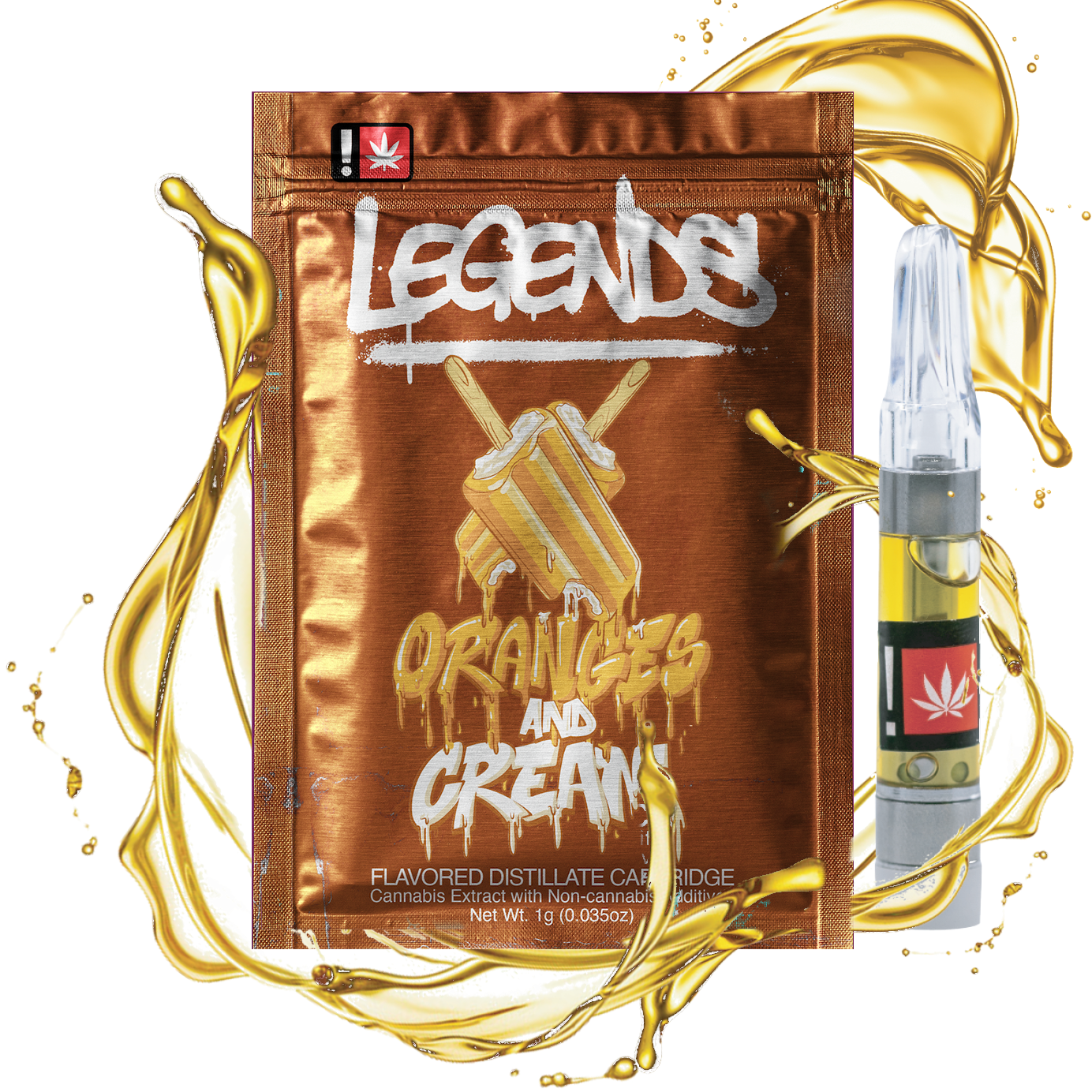 Legends: Indulge Dis. - Legends Botanical Cartridges - Oranges X Cream