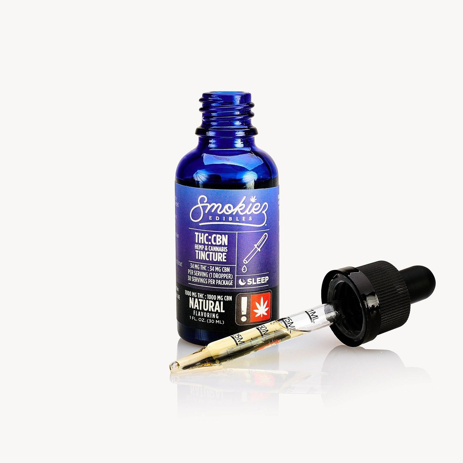 Smokiez Edibles: Smokiez Tincture 1000mg - THC/CBN