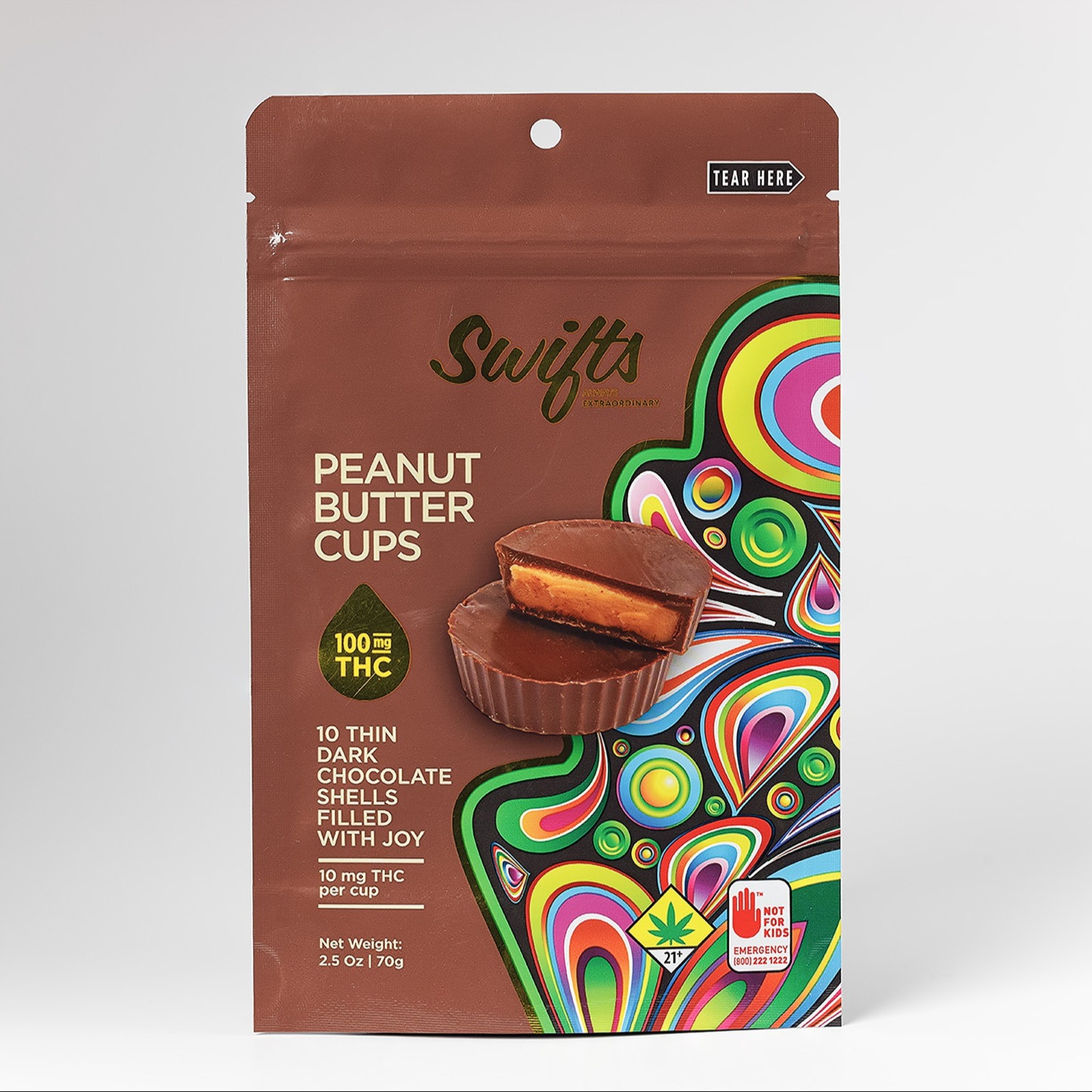 Swifts Coastal Confectionery Dark Chocolate Peanut Butter Cups (Hybrid