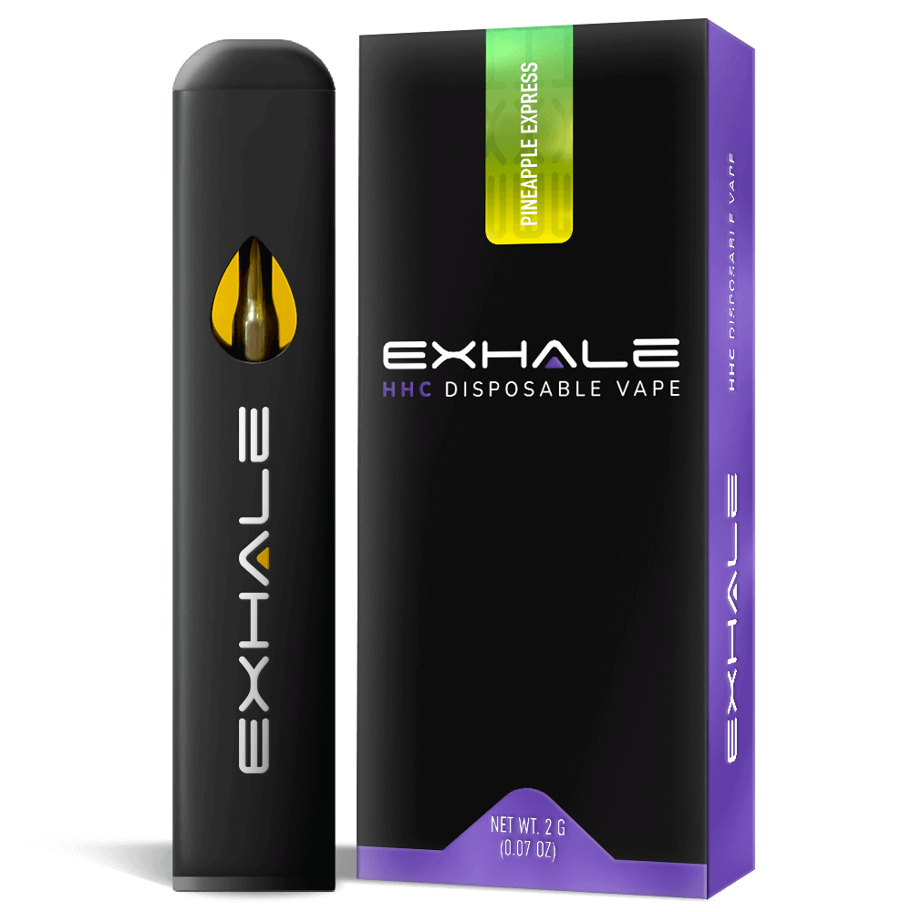 EXHALE WELLNESS: Exhale Wellness - HHC Disposable Vape - Pineapple Express  - 2g