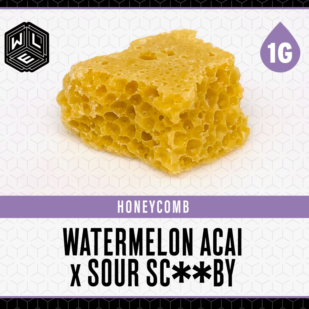 White Label Extracts: Watermelon Acai X Sour Scooby Honeycomb
