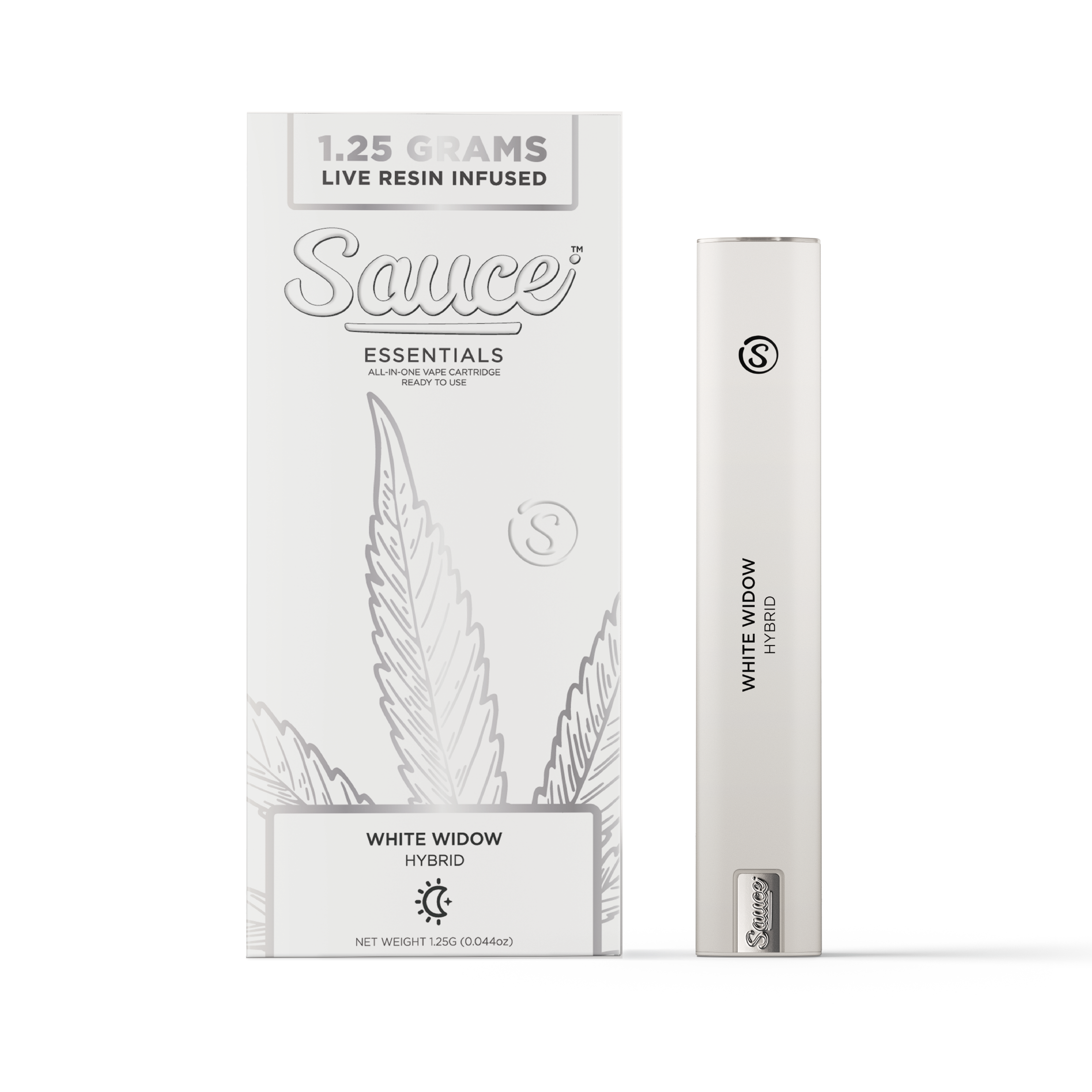 【THXE60%✖️CBN】LIVELINE-White Widow 1ml Sauce: Sauce Essentials - White Widow - 1.25G Live Resin AIO