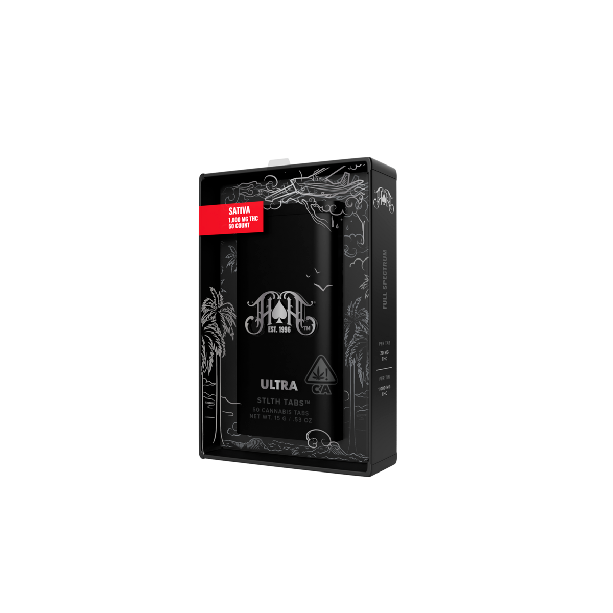 Heavy Hitters: SATIVA - ULTRA STLTH TABLETS 1000MG - HEAVY HITTERS