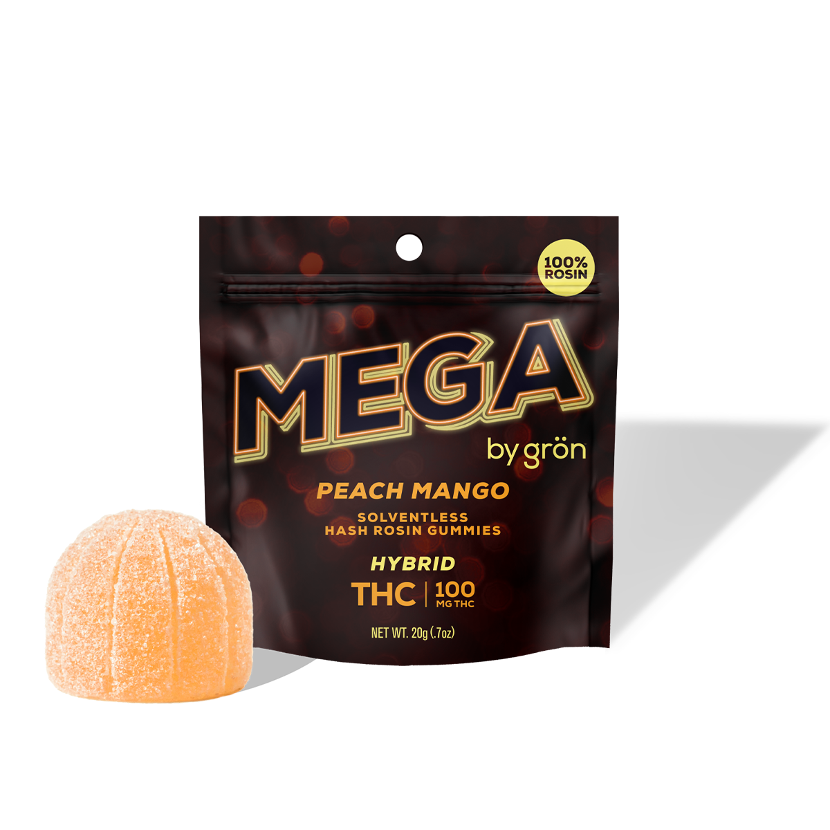 Grön: Peach Mango Mega Pearl