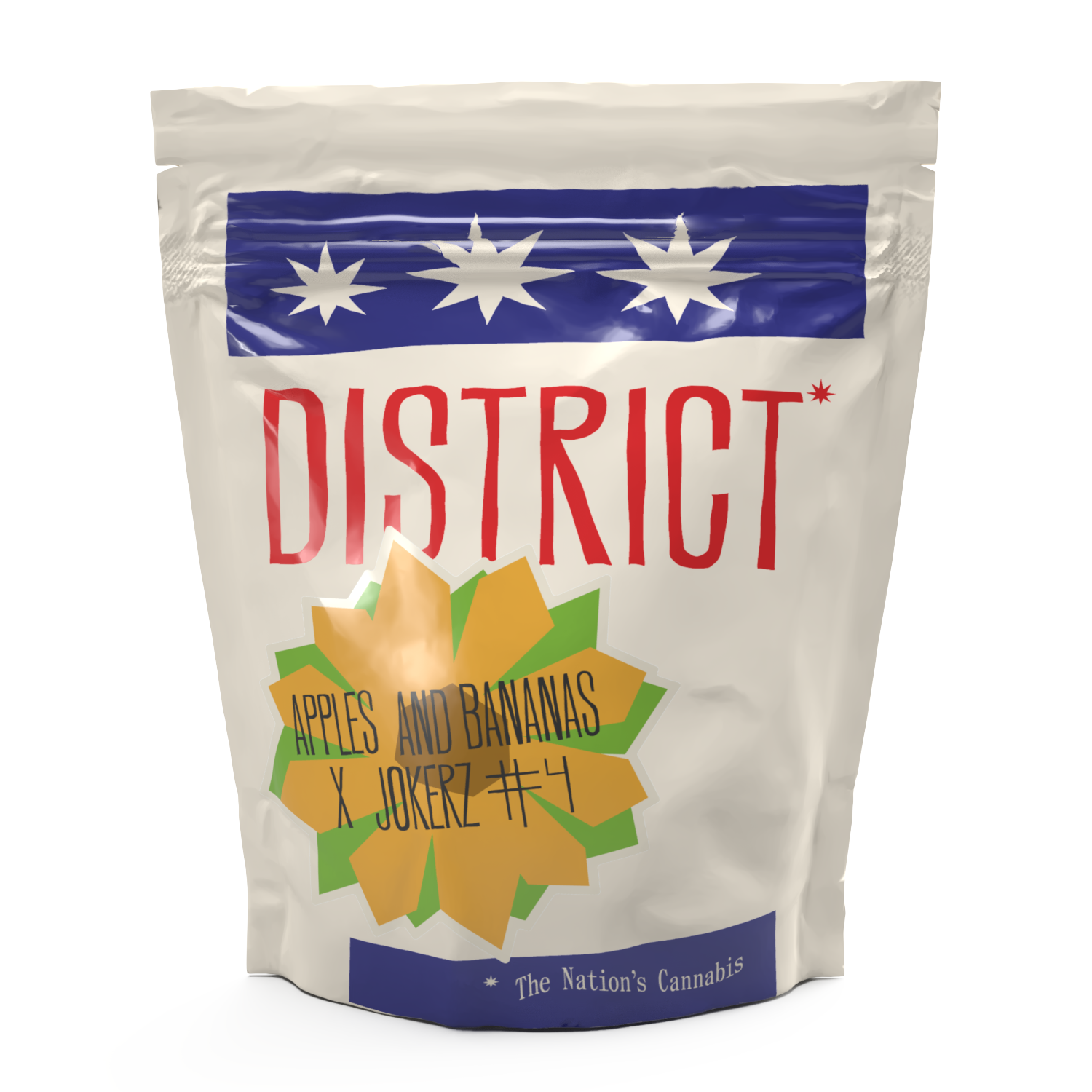 District Cannabis: Apples & Bananas x Jokerz #4 Flower 3.5g