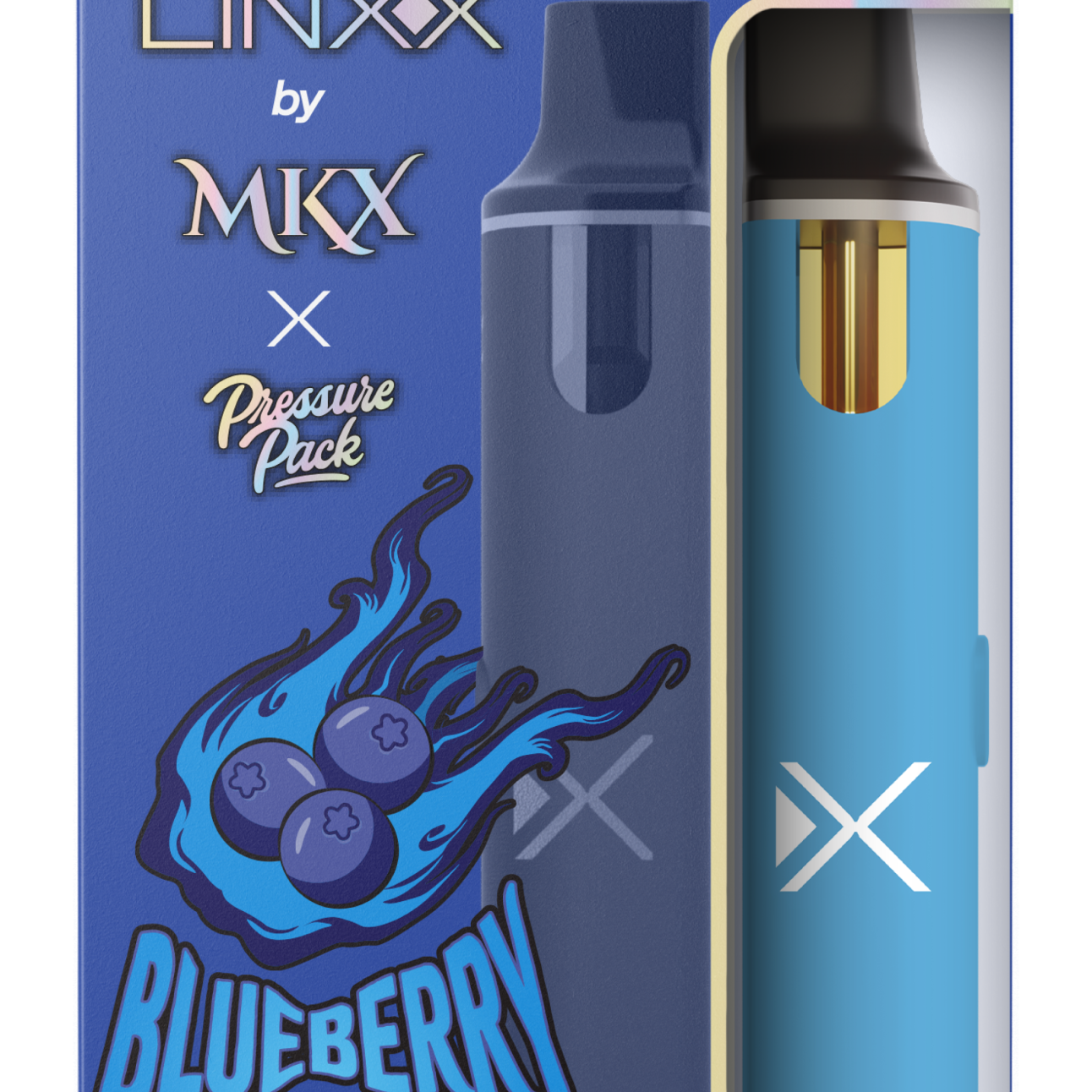 MKX Oil Company: LINXX 1g Disposable Vape - Blueberry Blaze | Leafly