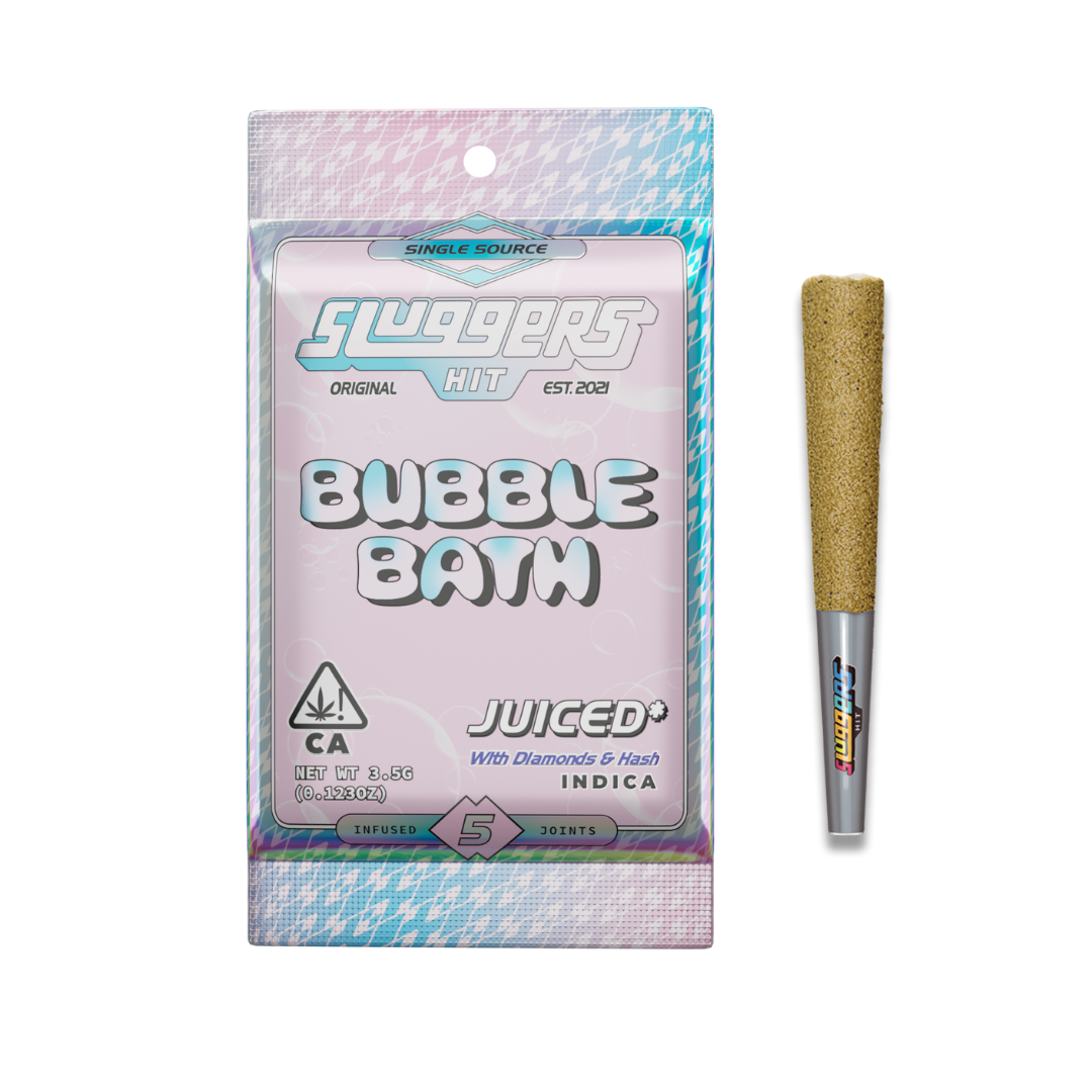 Sluggers Hit: Sluggers Hit - Juiced 5pk - Bubble Bath | Leafly