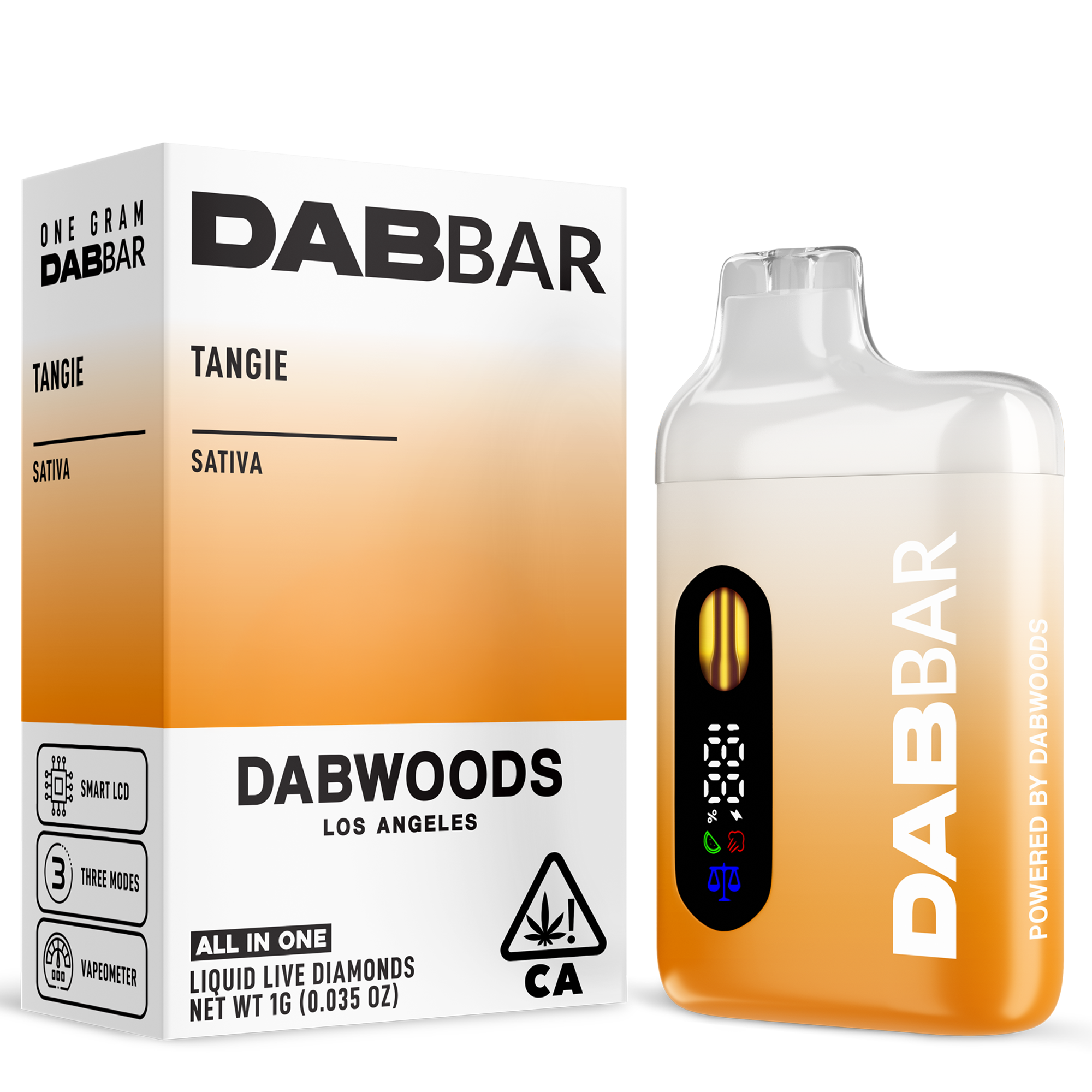 Dabwoods: DABBAR 2.0 LIQUID DIAMOND 1G TANGIE | Leafly