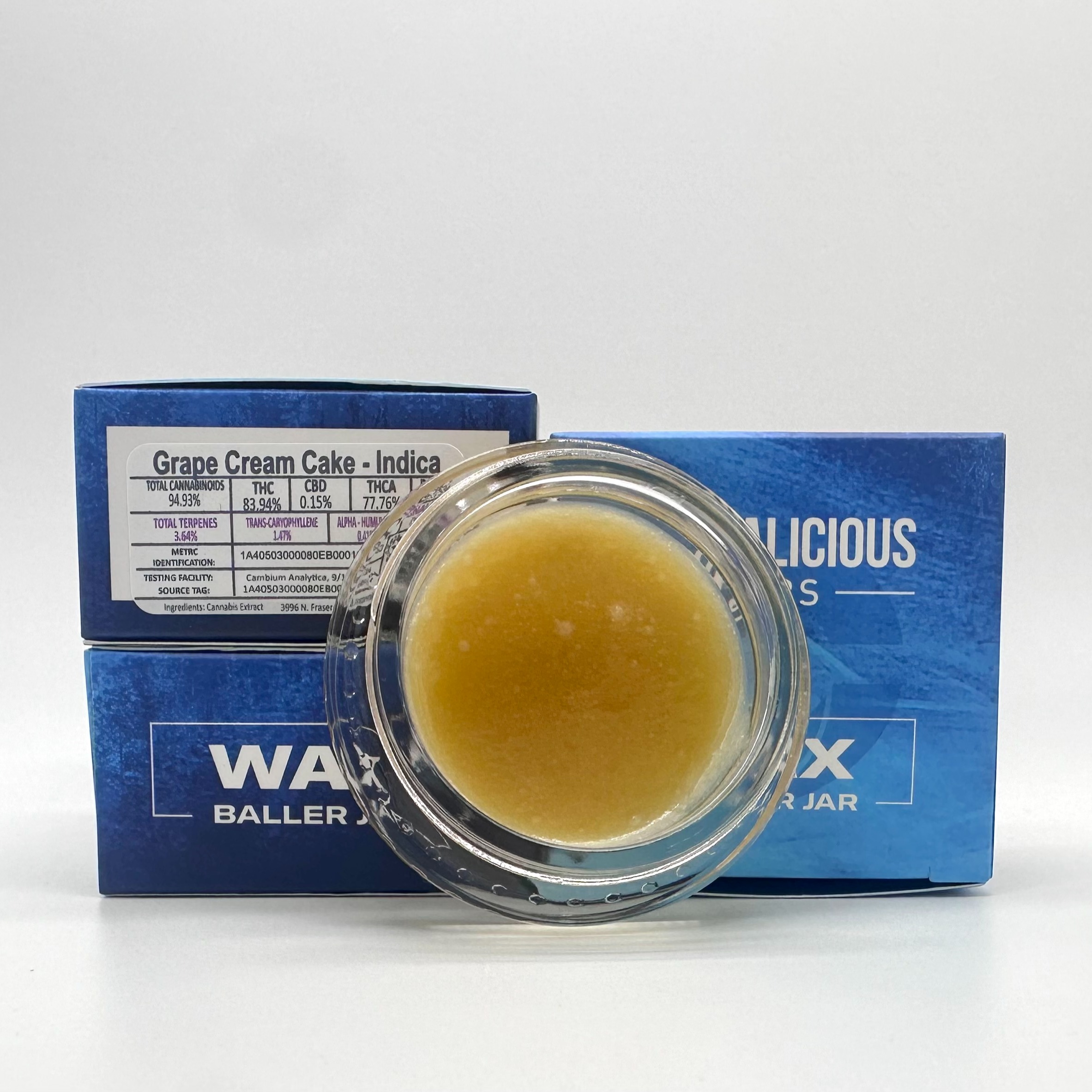 Cannalicious Labs Grape Cream Cake Wax Indica Leafly