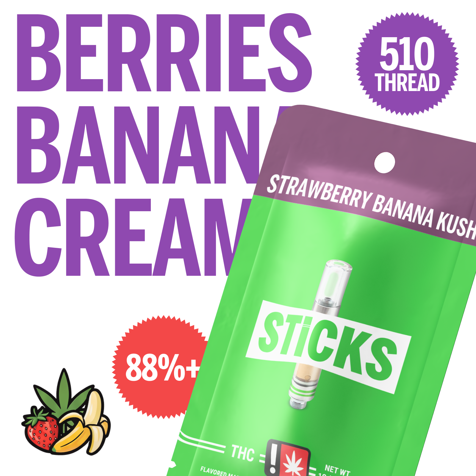 STICKS: Strawberry Banana
