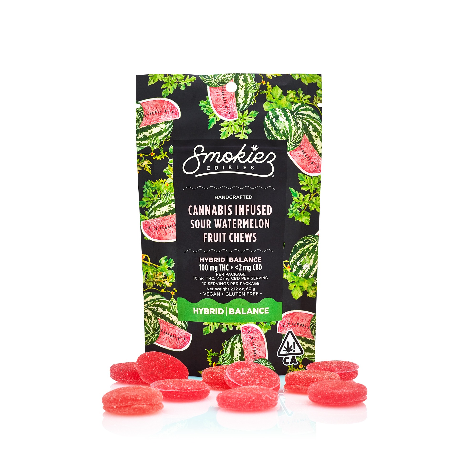 Smokiez Edibles: Sour Watermelon Fruit Chews - Ca