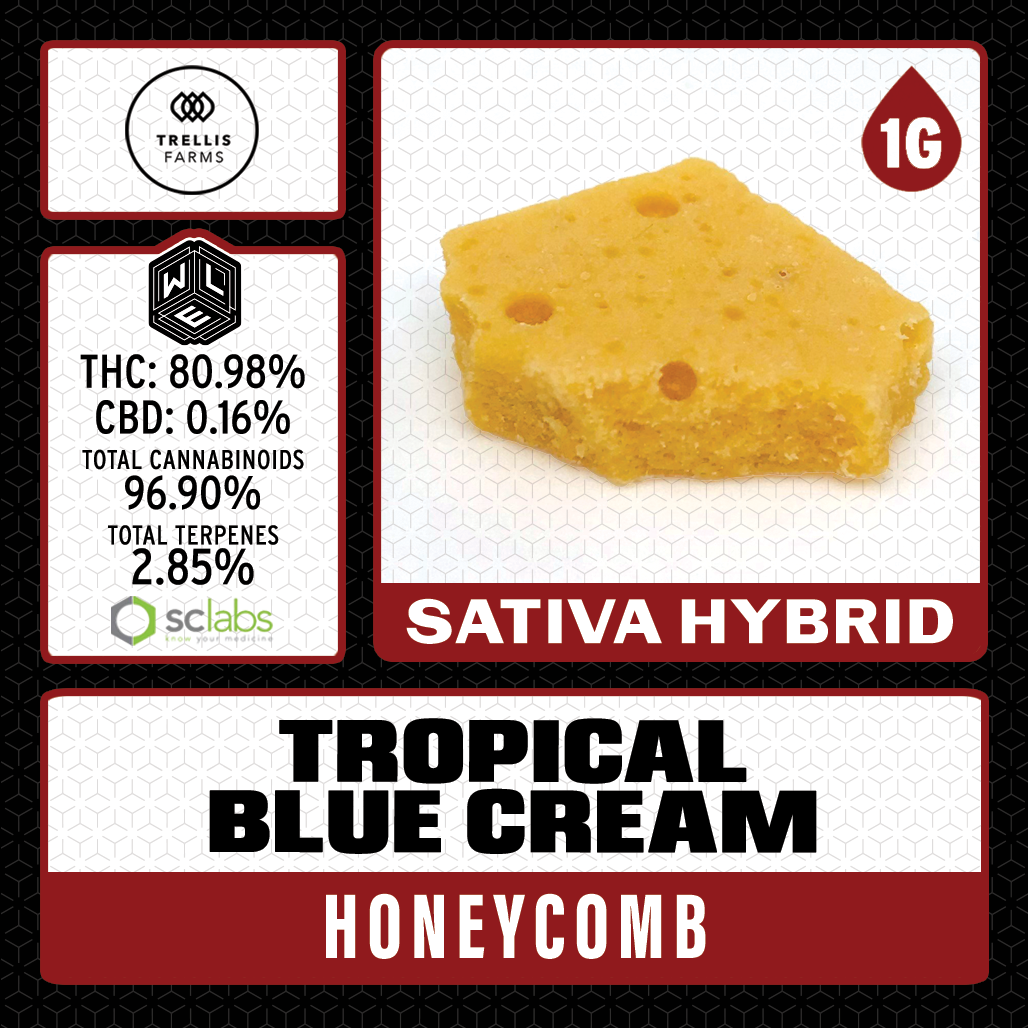 White Label Extracts: Tropical Blue Cream Honeycomb