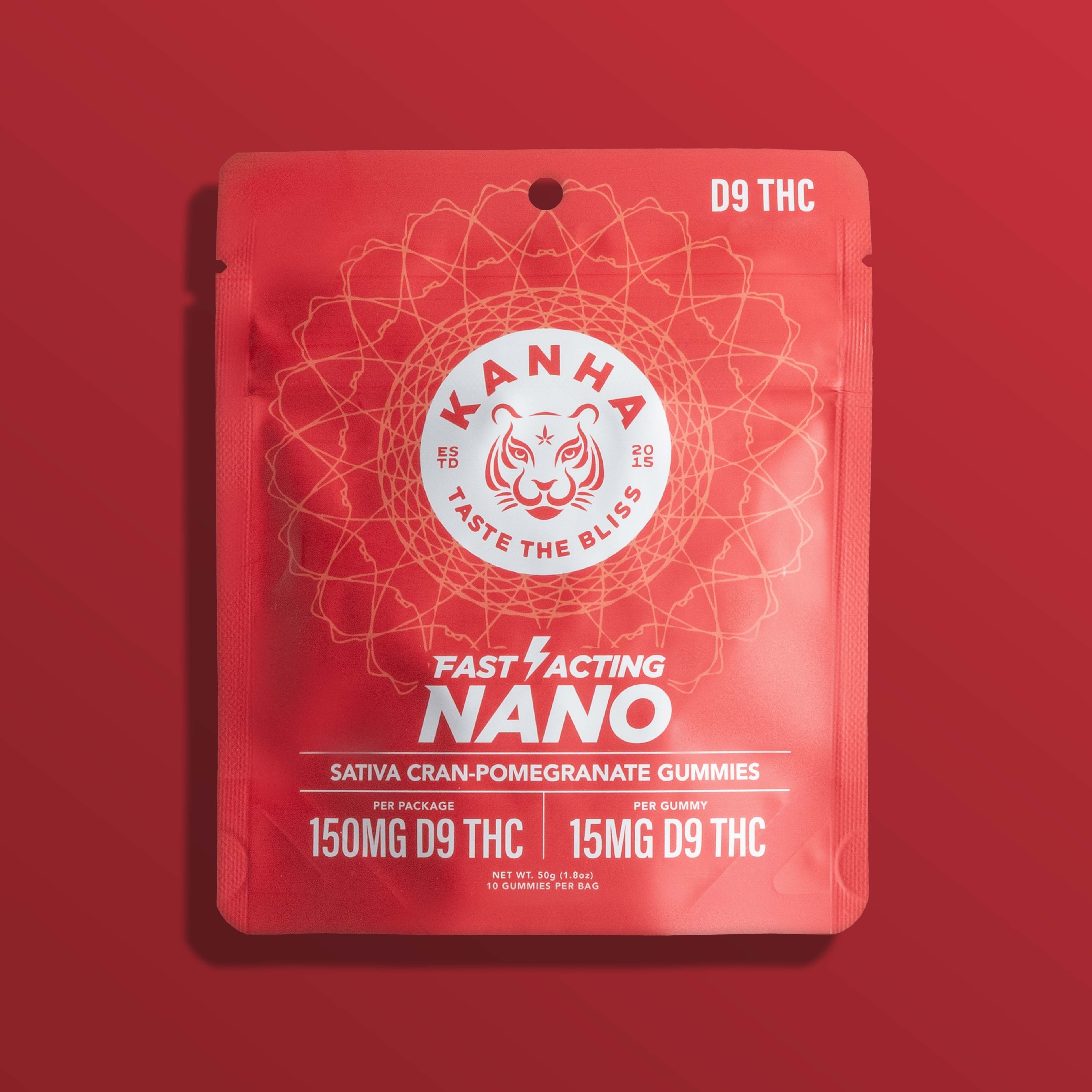 FAST ACTING NANO SATIVA CAN-POMEGRANATE GUMMIES
