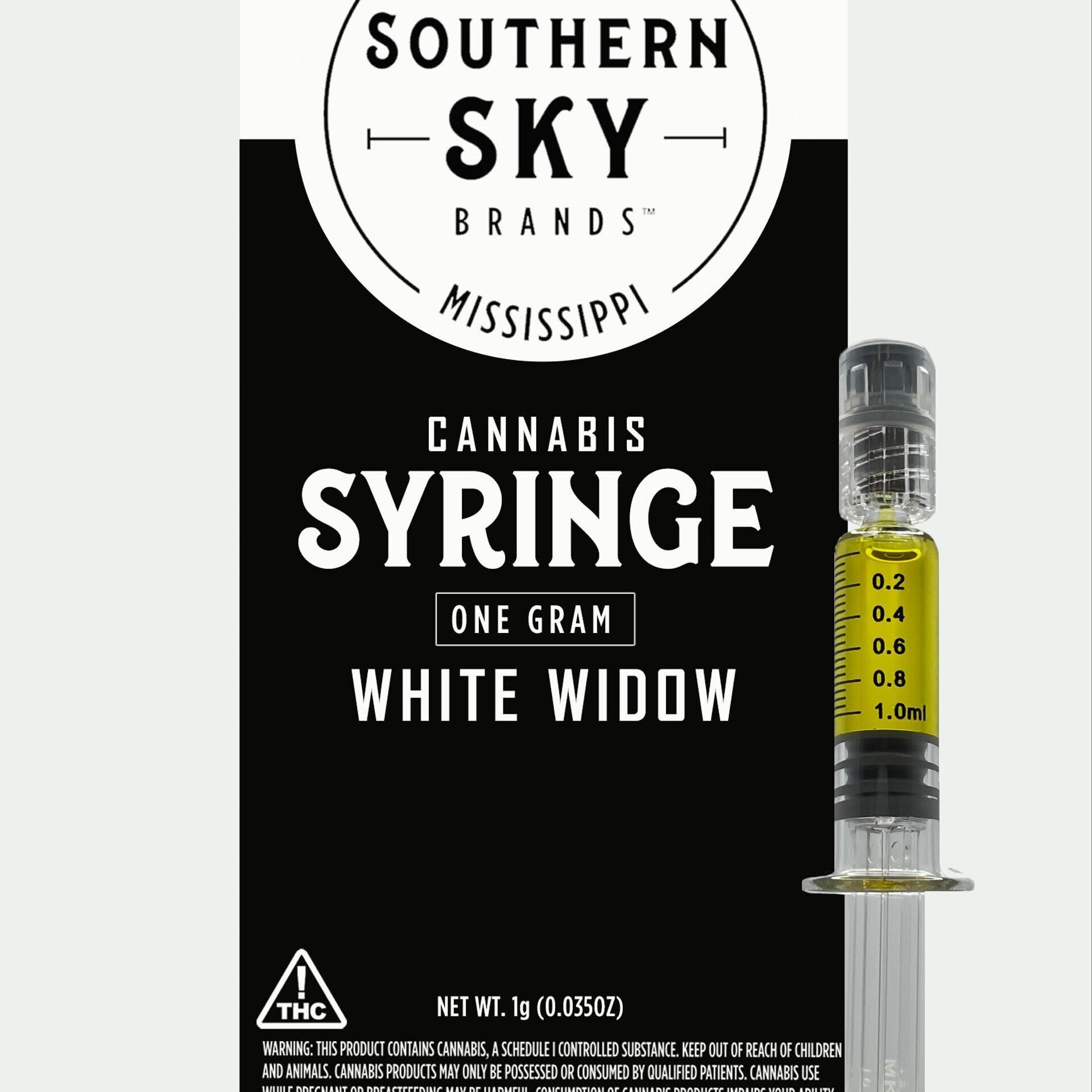 【THXE60%✖️CBN】LIVELINE-White Widow 1ml Southern Sky Brands: White Widow Syringe - 1g (56.3% THC