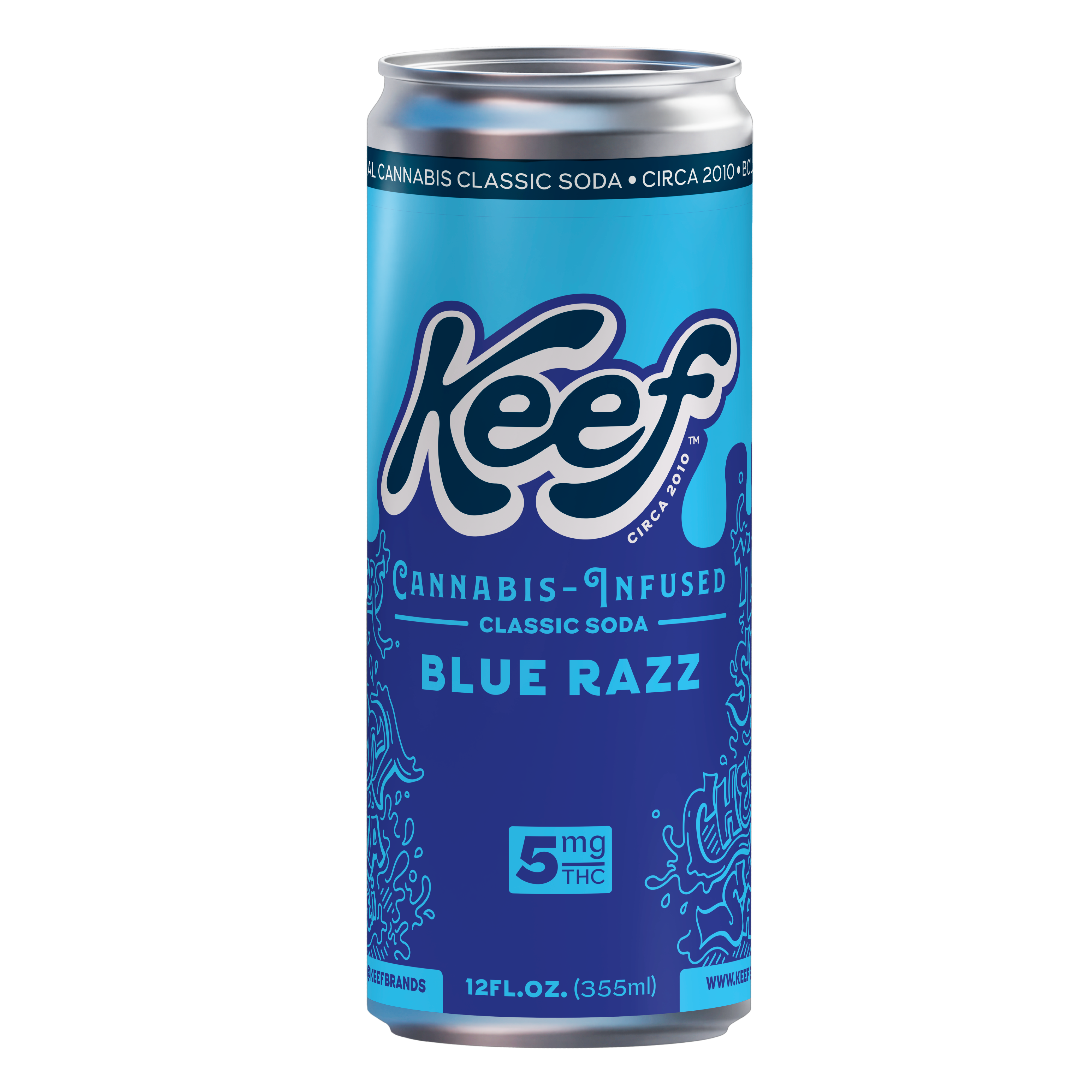 Keef Brands: Blue Razz Soda