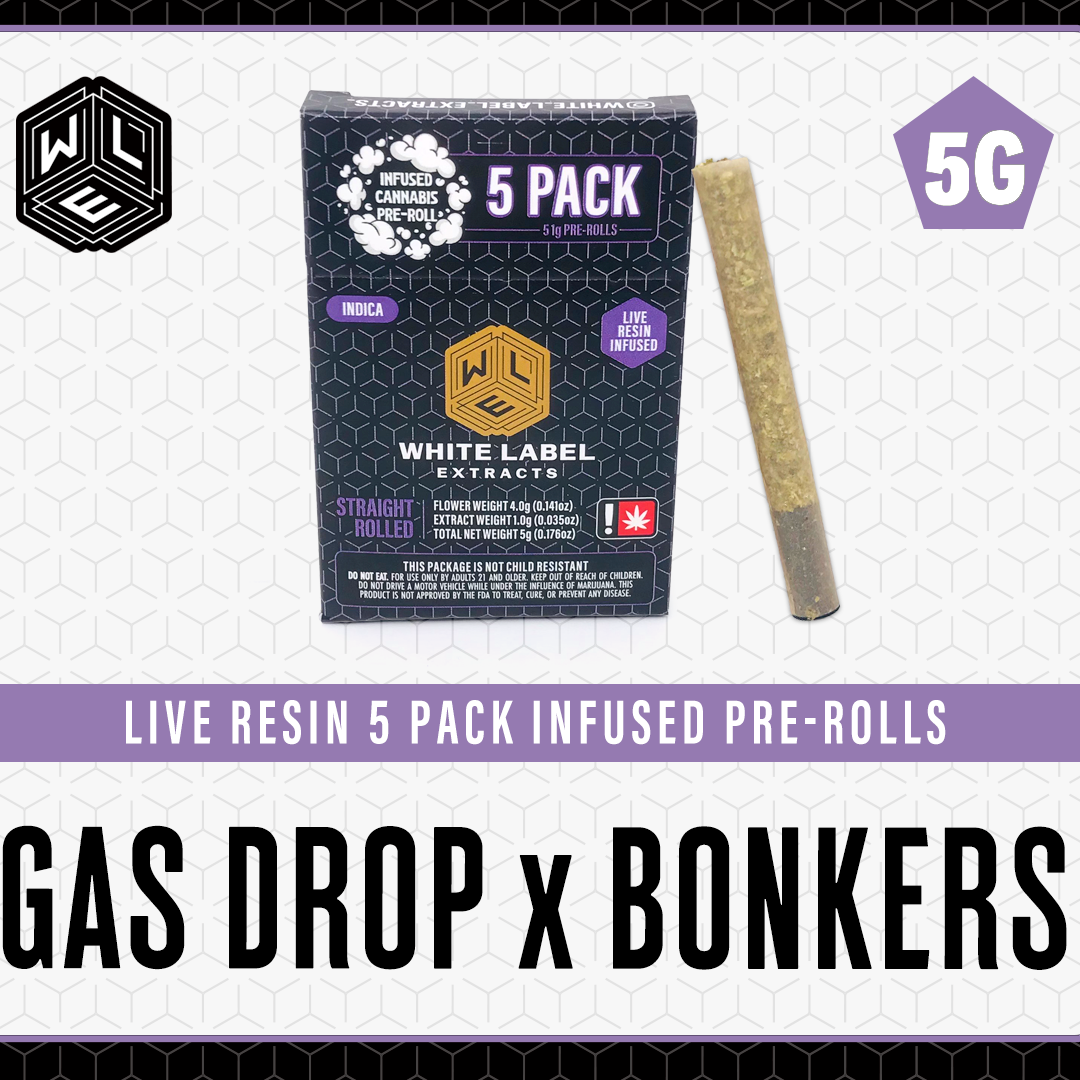 White Label Extracts: Gas Drop X Bonkers 5- - White Label