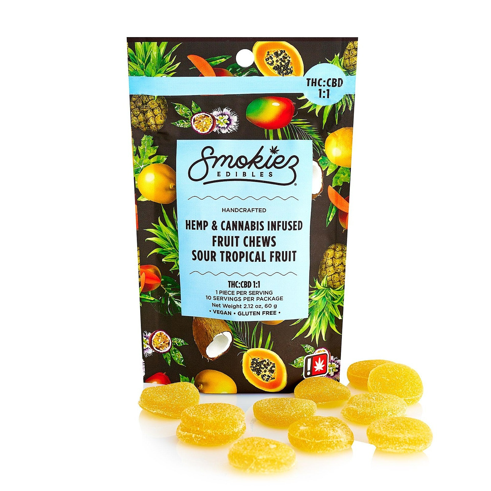 Smokiez Edibles: Sour Tropical Fruit /