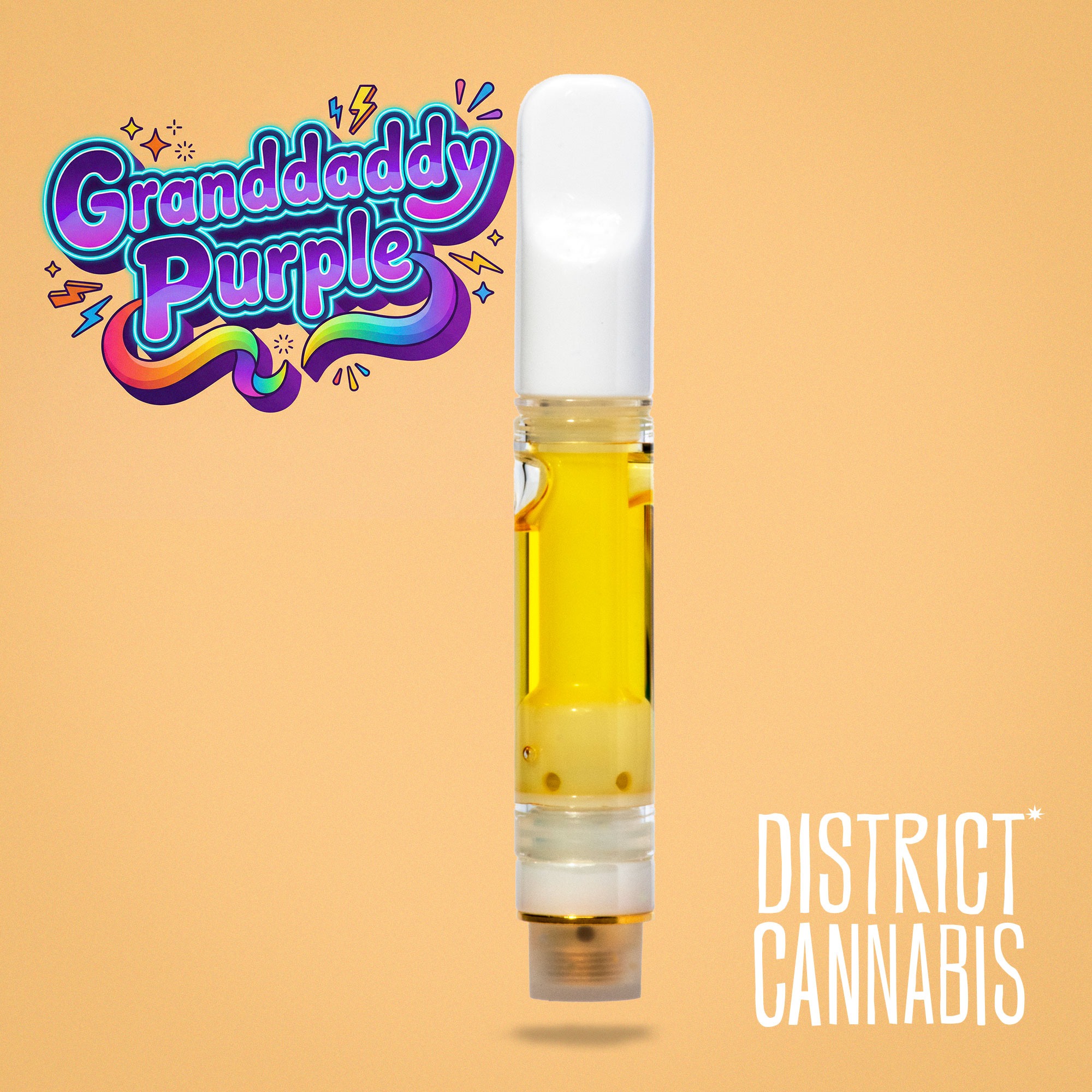vape liquid vape district four District Cannabis: Granddaddy Purple Distillate Cartridge 1g