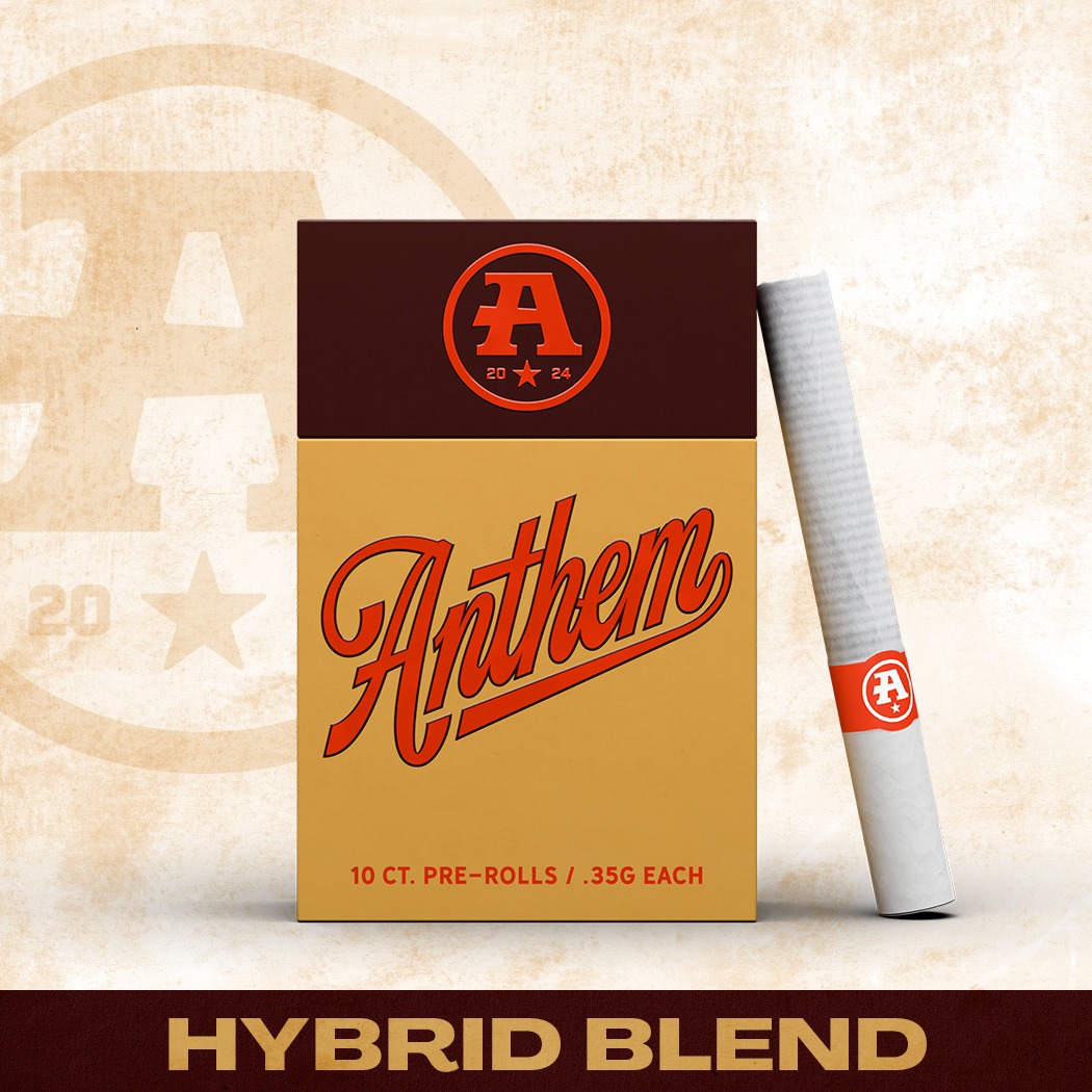 Anthem | Hybrid Blend | 10 Pack Pre Roll | 3.5g