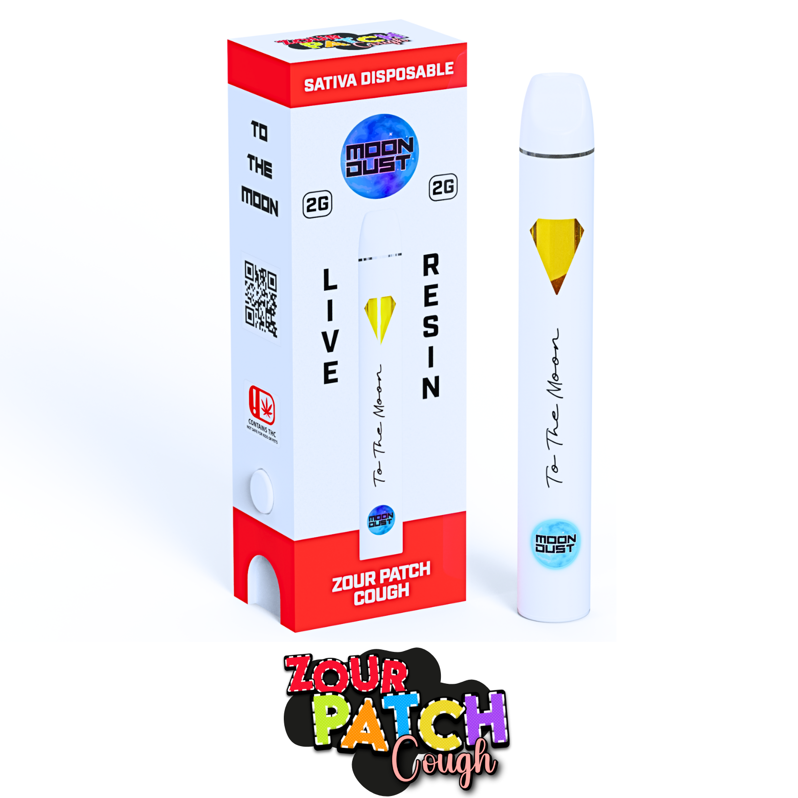 [Cartridge] Moon Dust Zour Patch Cough LR 2g [Sativa]