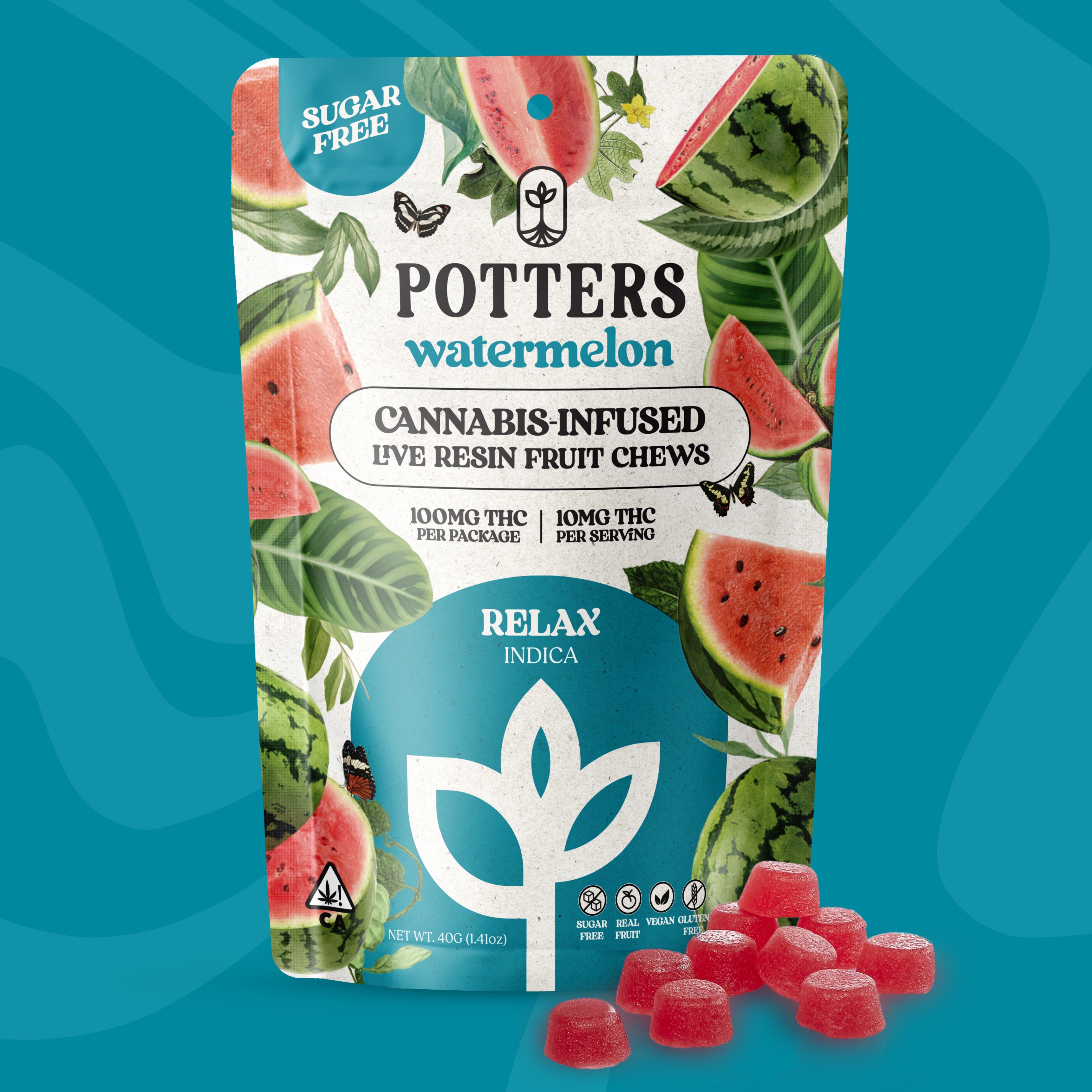 Potters: Watermelon Fruit Chews
