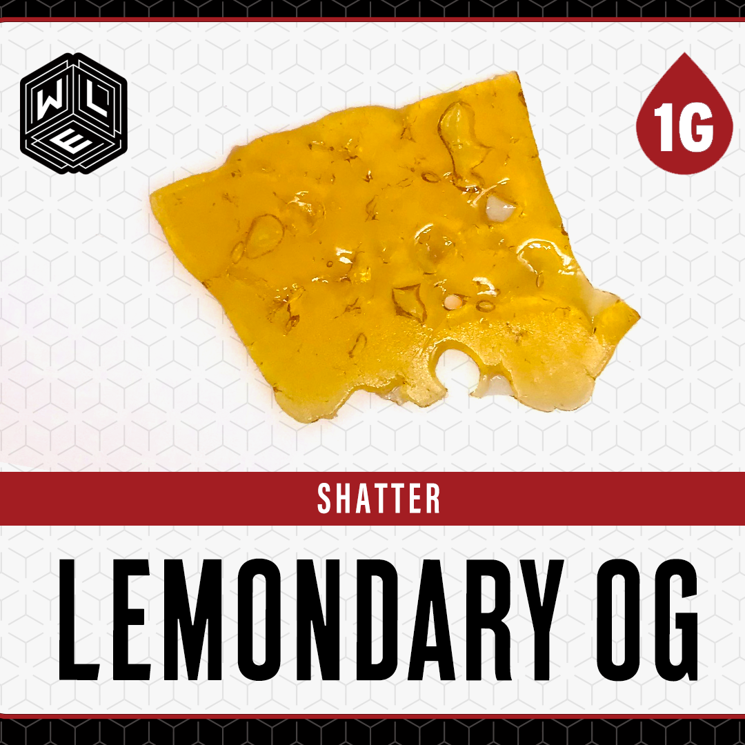 White Label Extracts: Lemondary OG Shatter