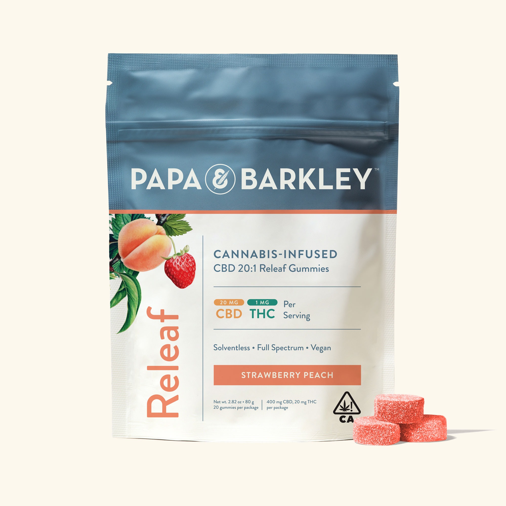 Papa & Barkley: Strawberry Peach Releaf P&b