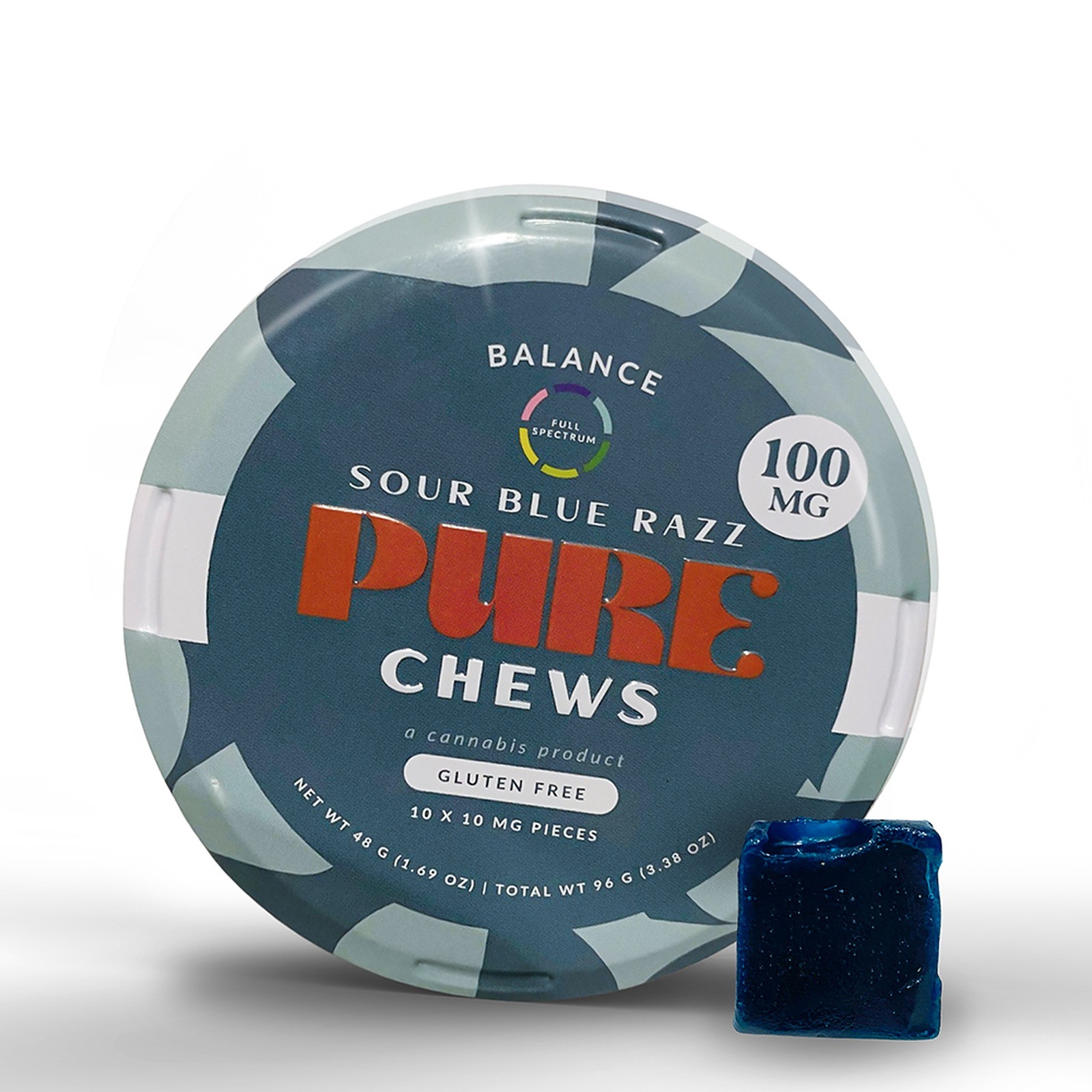 Pure Chews - Sour Blue Razz Caramel (RSO) 100mg