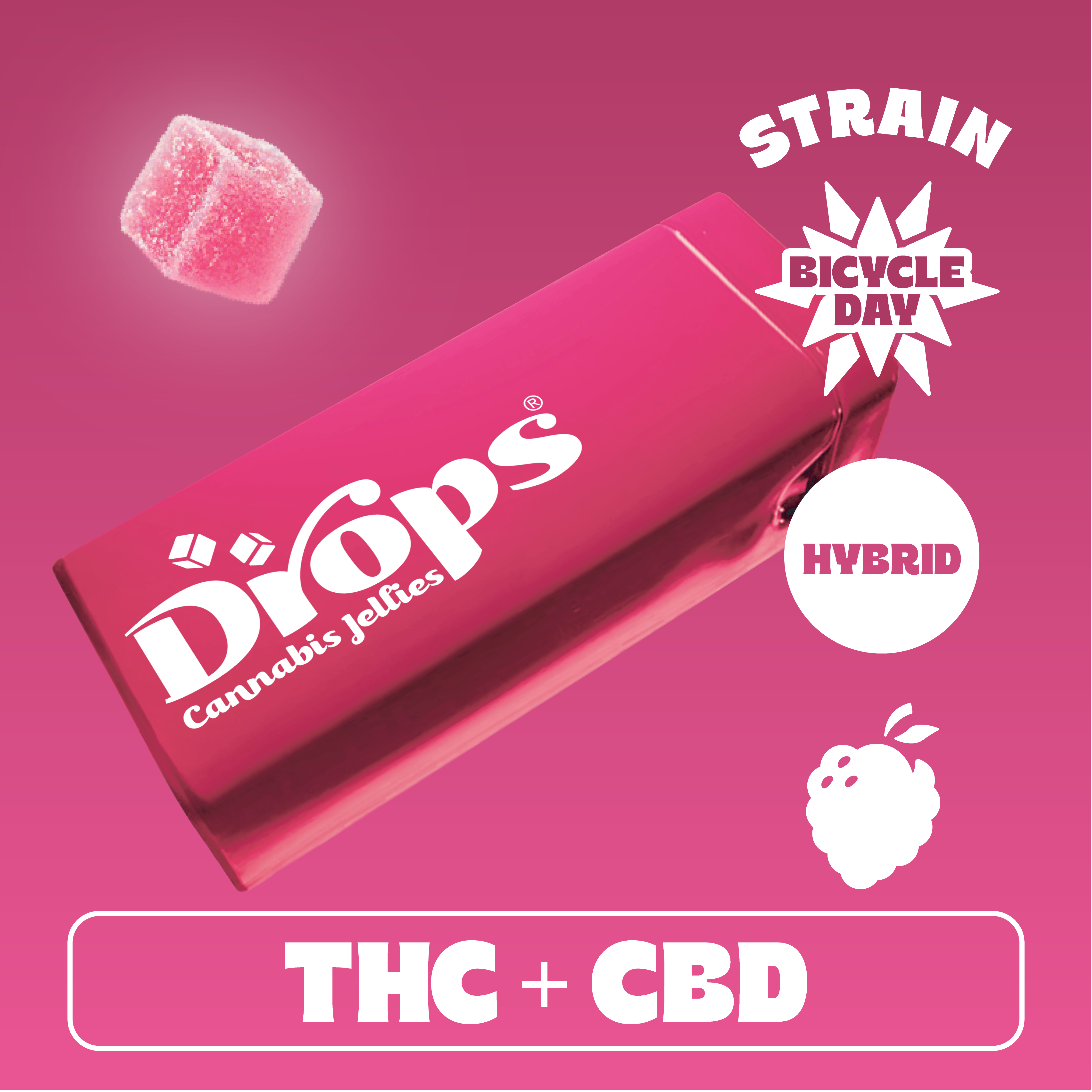 Drops: Raspberry 20pc Micro Dose