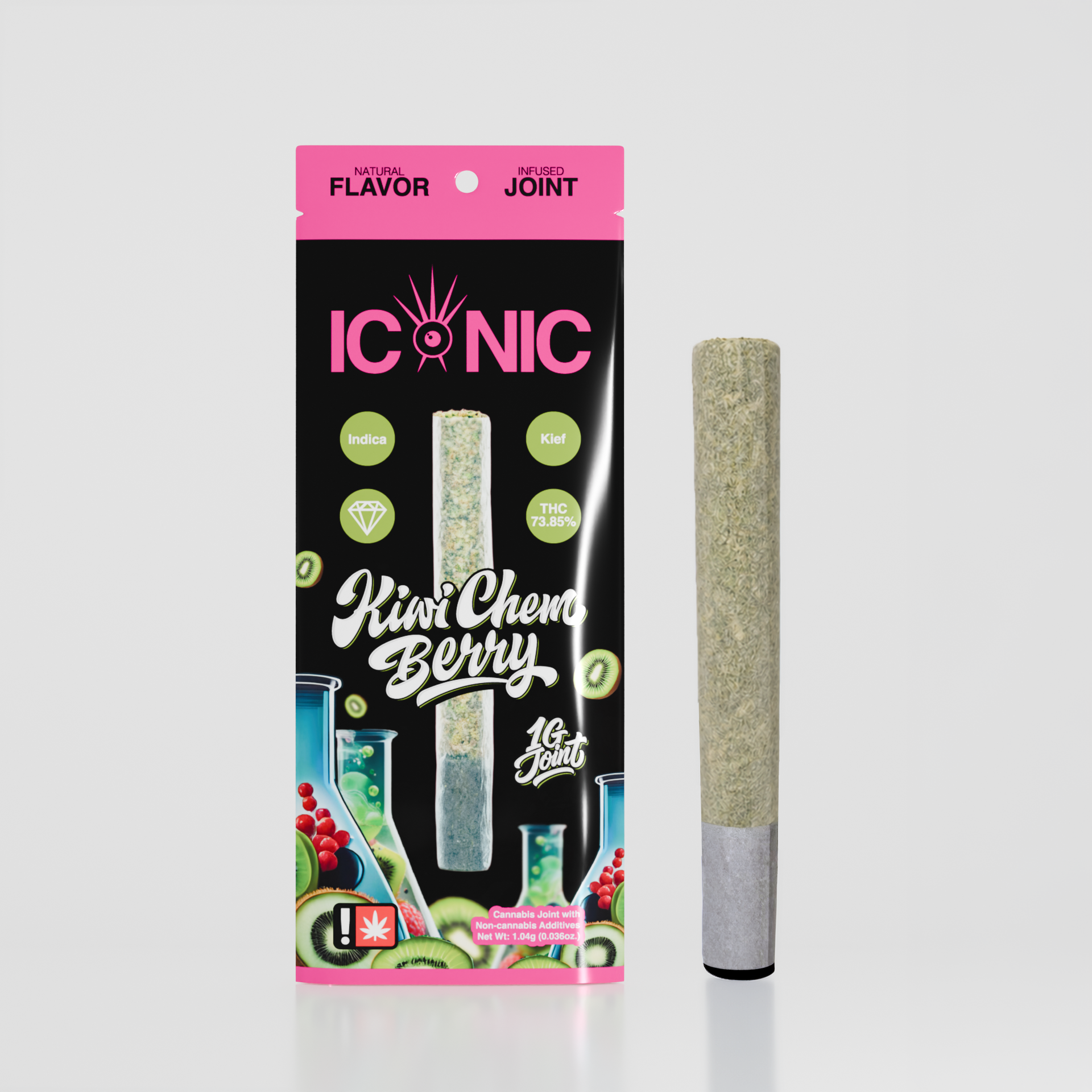 Iconic: Flavors - Kiwi Chem Berry