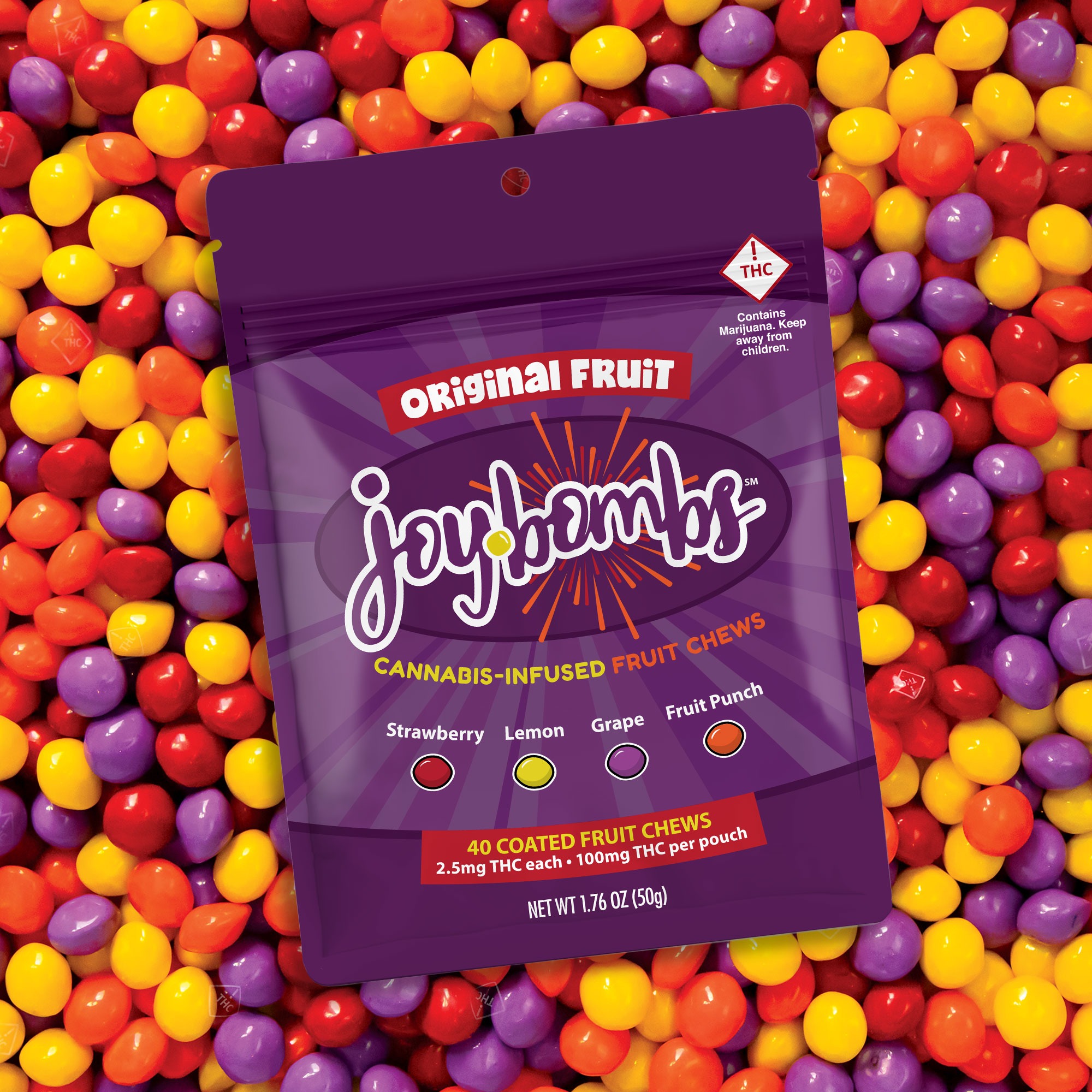 Joy Bombs by Joyibles: Bombs > Fruit Chews > Original Fruit