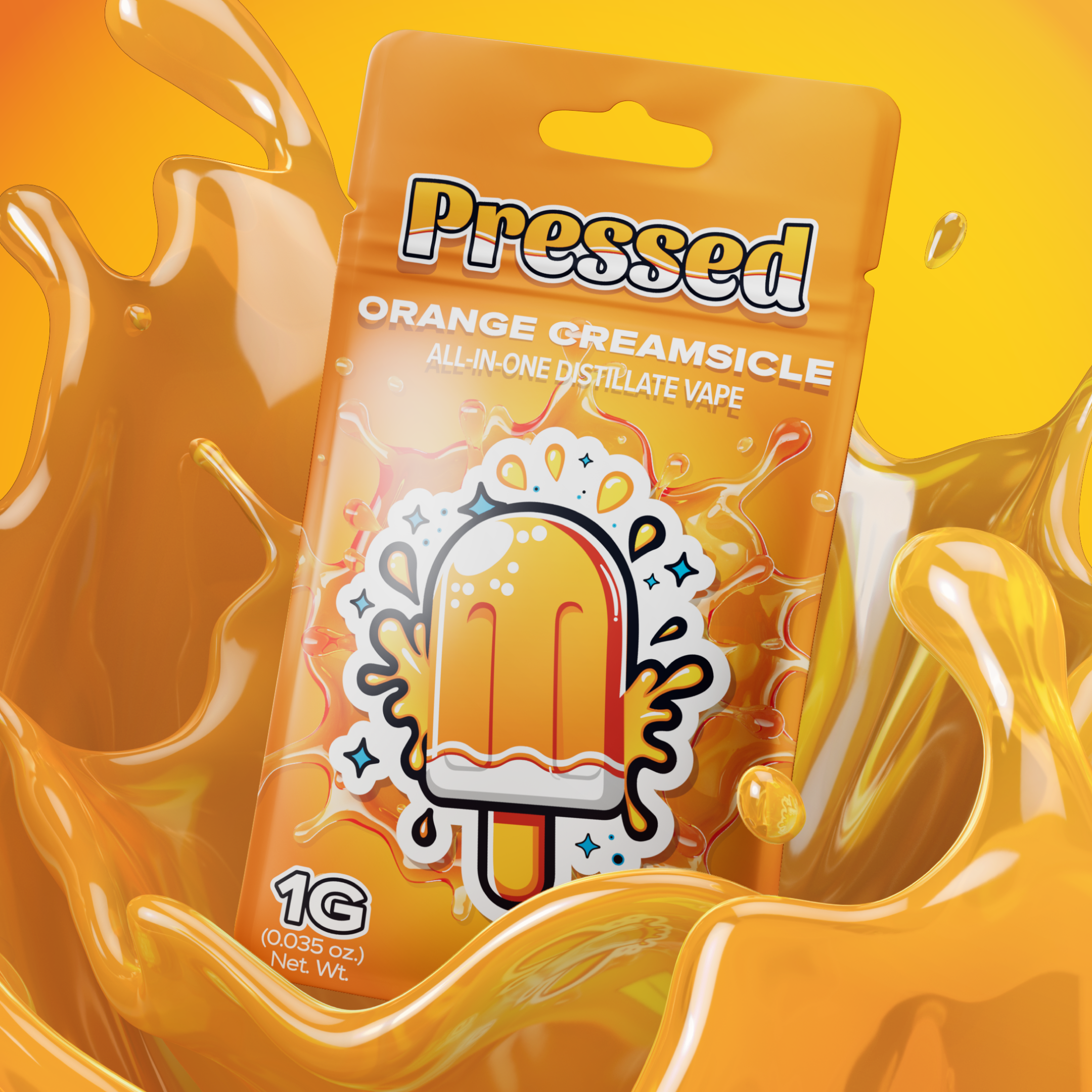 Pressed: Orange Creamsicle all-in-one vape