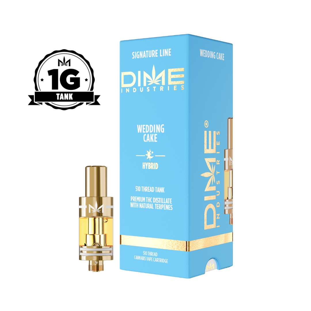 Dime Industries: Wedding Cake 1G Tank | Leafly