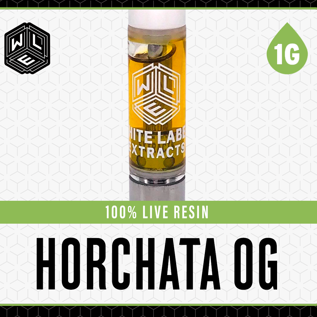 White Label Extracts: Horchata OG 100% Live Resin Cartridge 1 Gram | Leafly