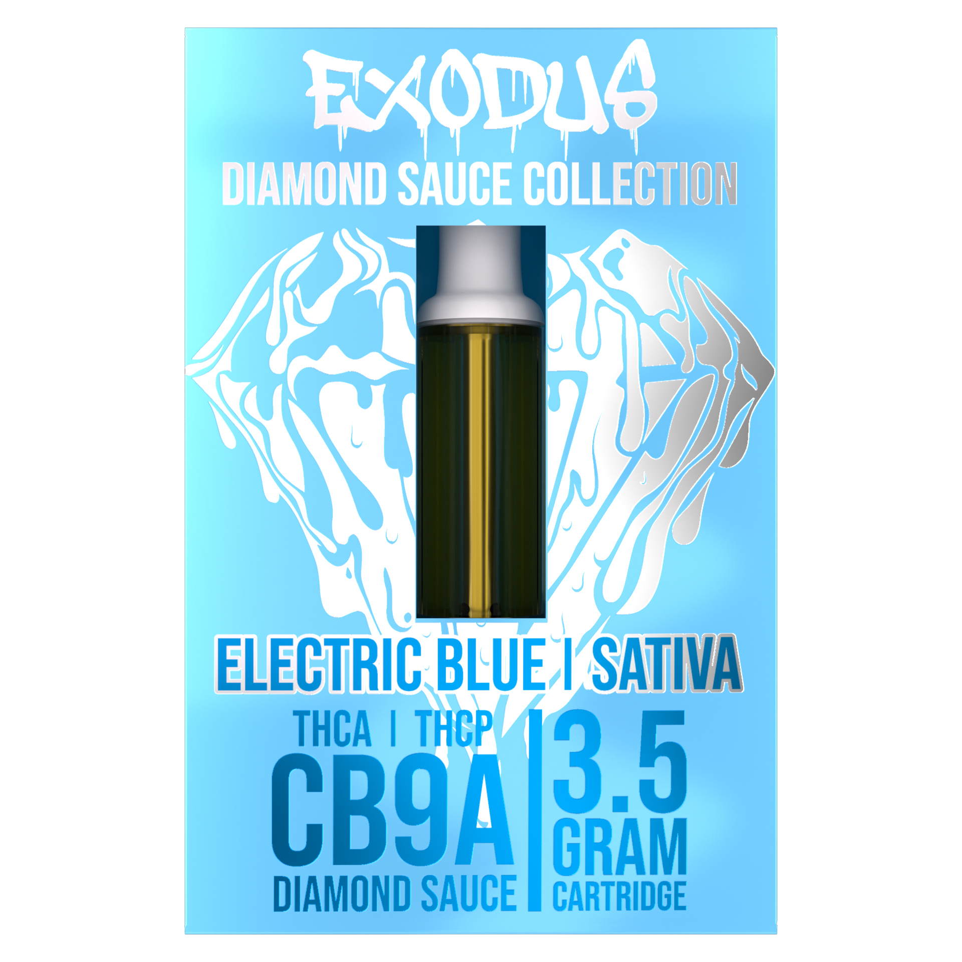 Exodus - Exoclub: Electric Blue CBD9A + THCA + THC-P 3.5G Cartridge | Leafly
