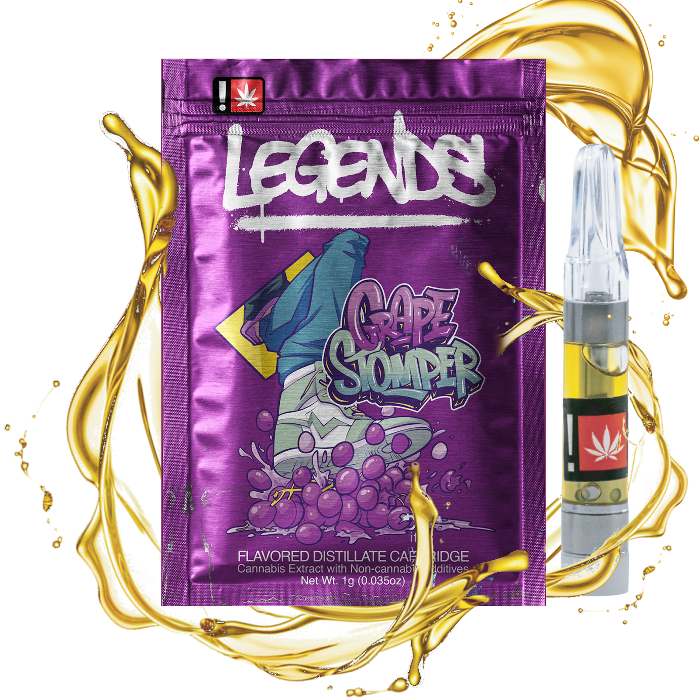 Legends: Indulge Dis. - Legends Botanical Cartridges - Grape Stomper