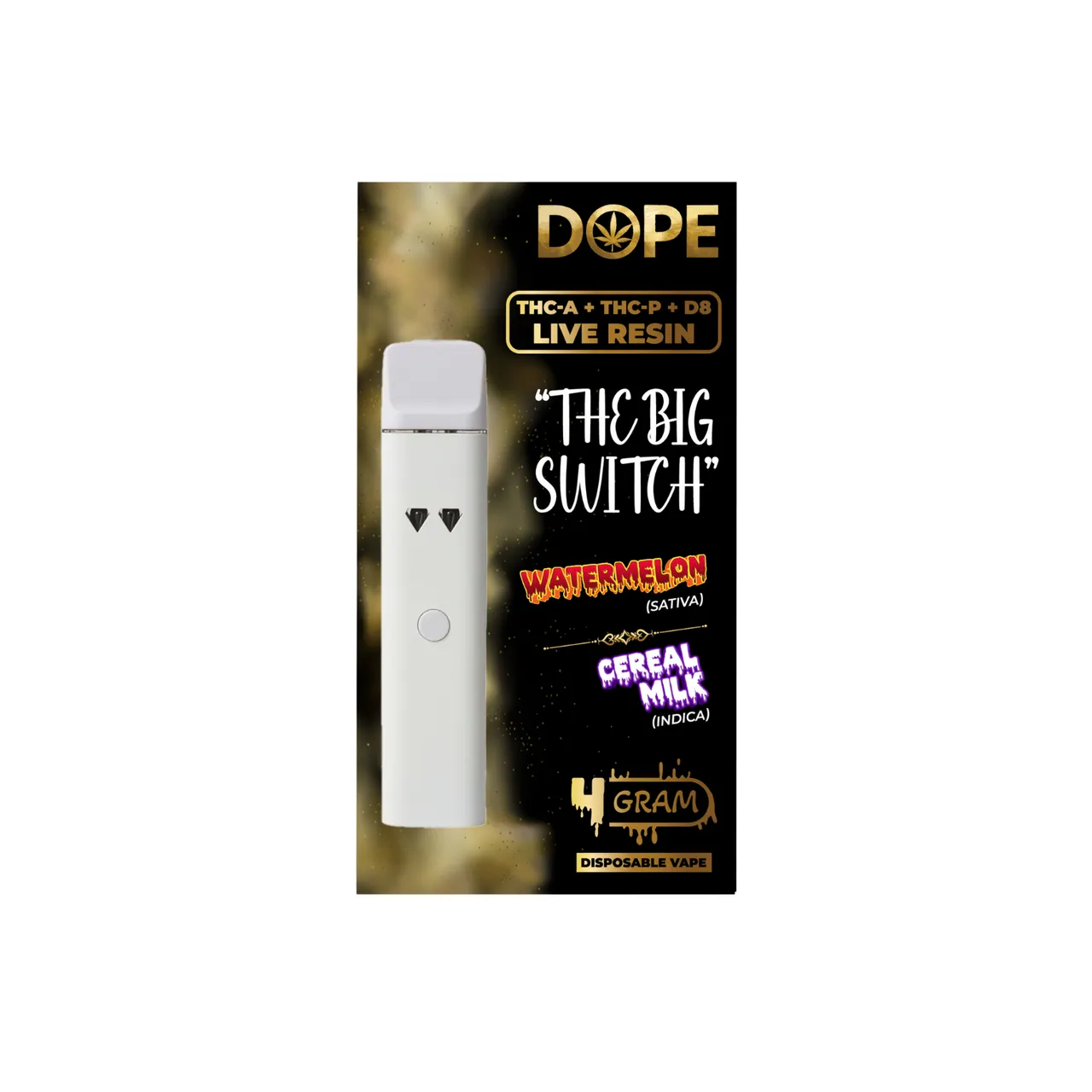 2 flavor disposable vape switch thc Dope THC: The Big - THCA - Watermelon & Cereal Milk (4g) Flavor:Frozen Blue Raspberry cheap bulk vapes why is my raz