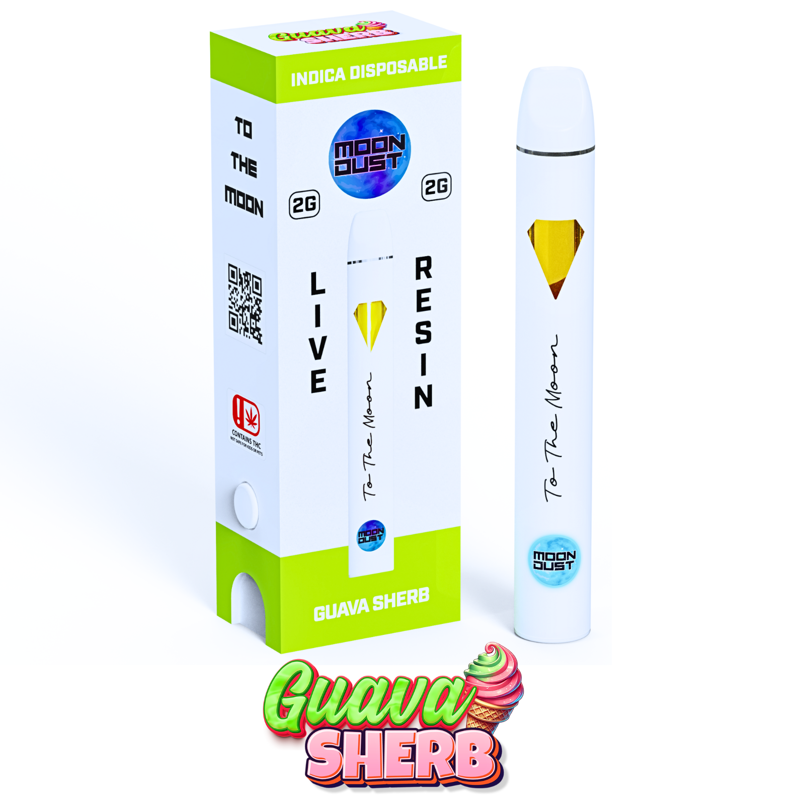 [Cartridge] Moon Dust Guava Sherb LR 2g [Indica]