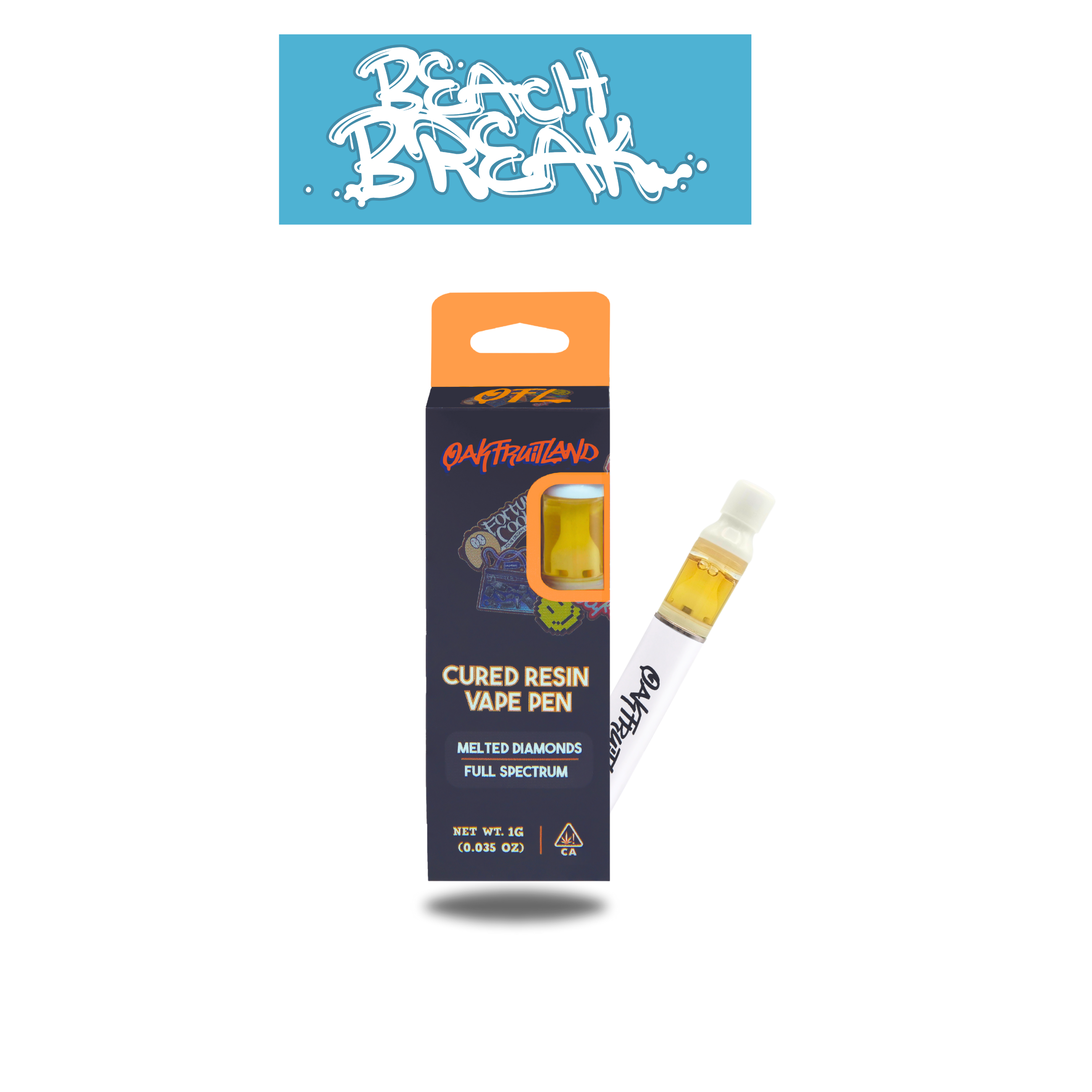Beach Break | Cured Resin Disposable | 1g