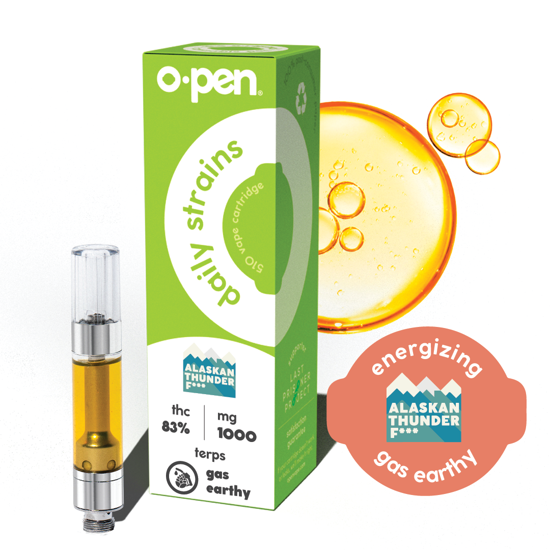 Alaskan Thunder Fuck Distillate Cartridge, 1000mg