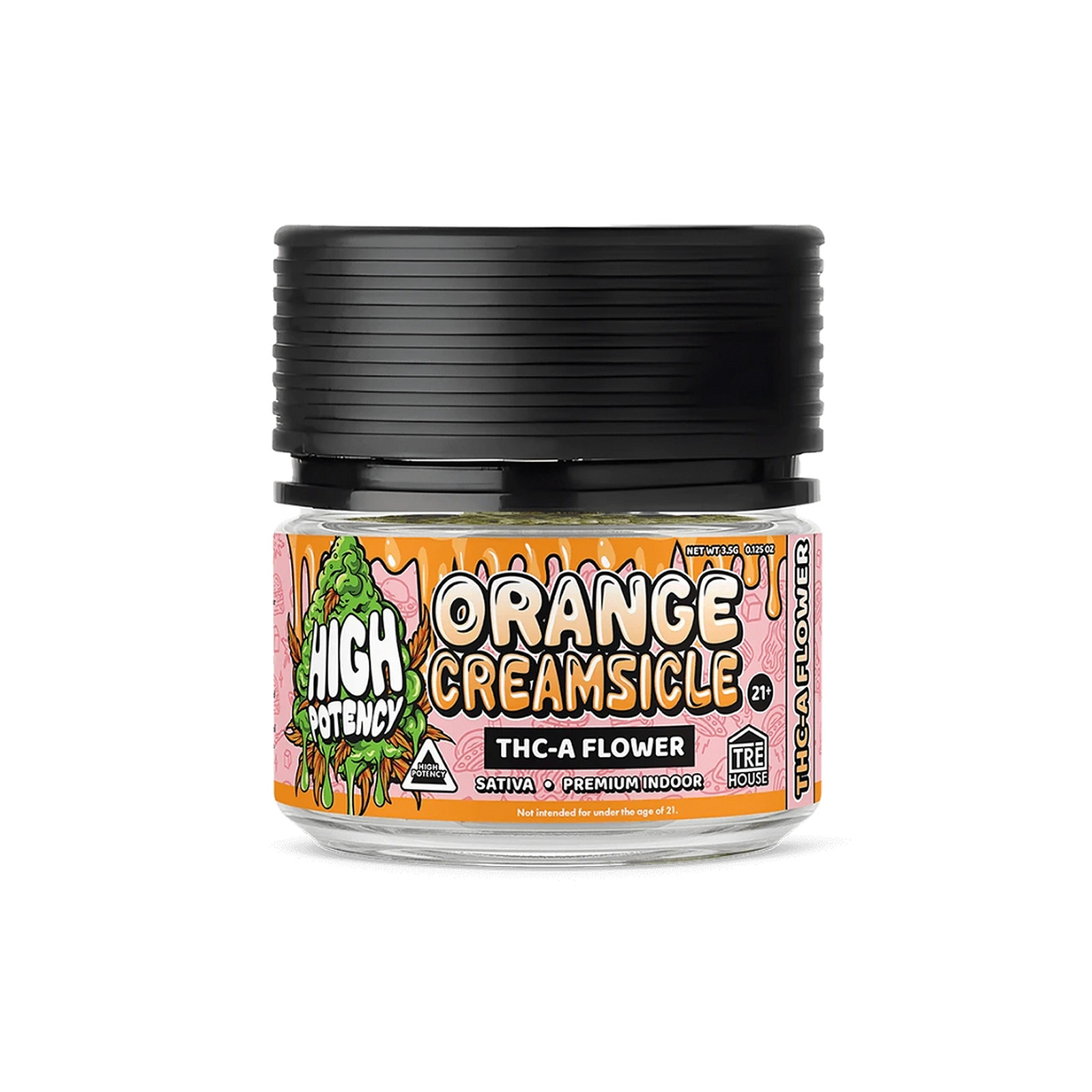 BOOM TRE House THCA Flower Orange Creamsicle Leafly