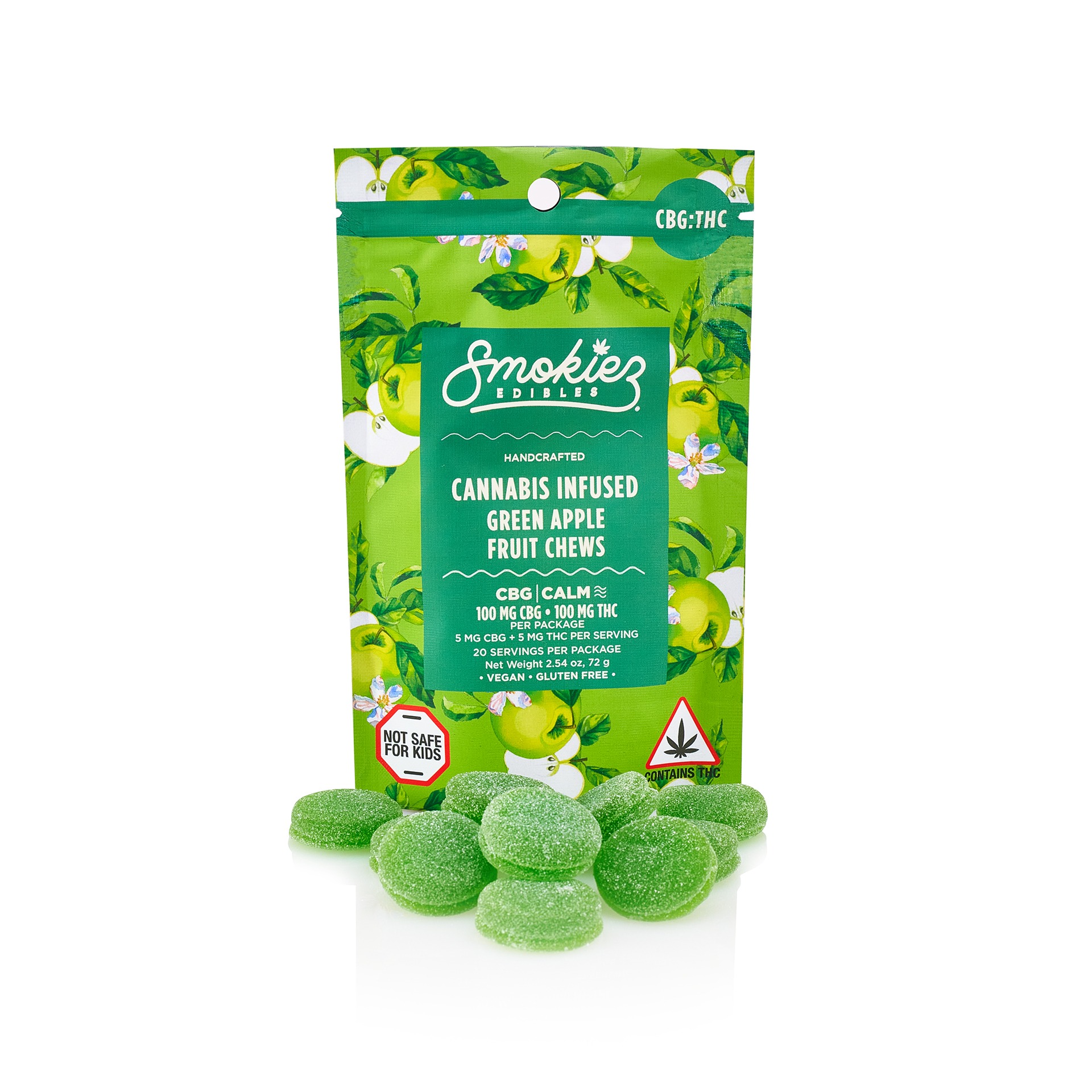 Smokiez Edibles: Sour Green Apple Singles
