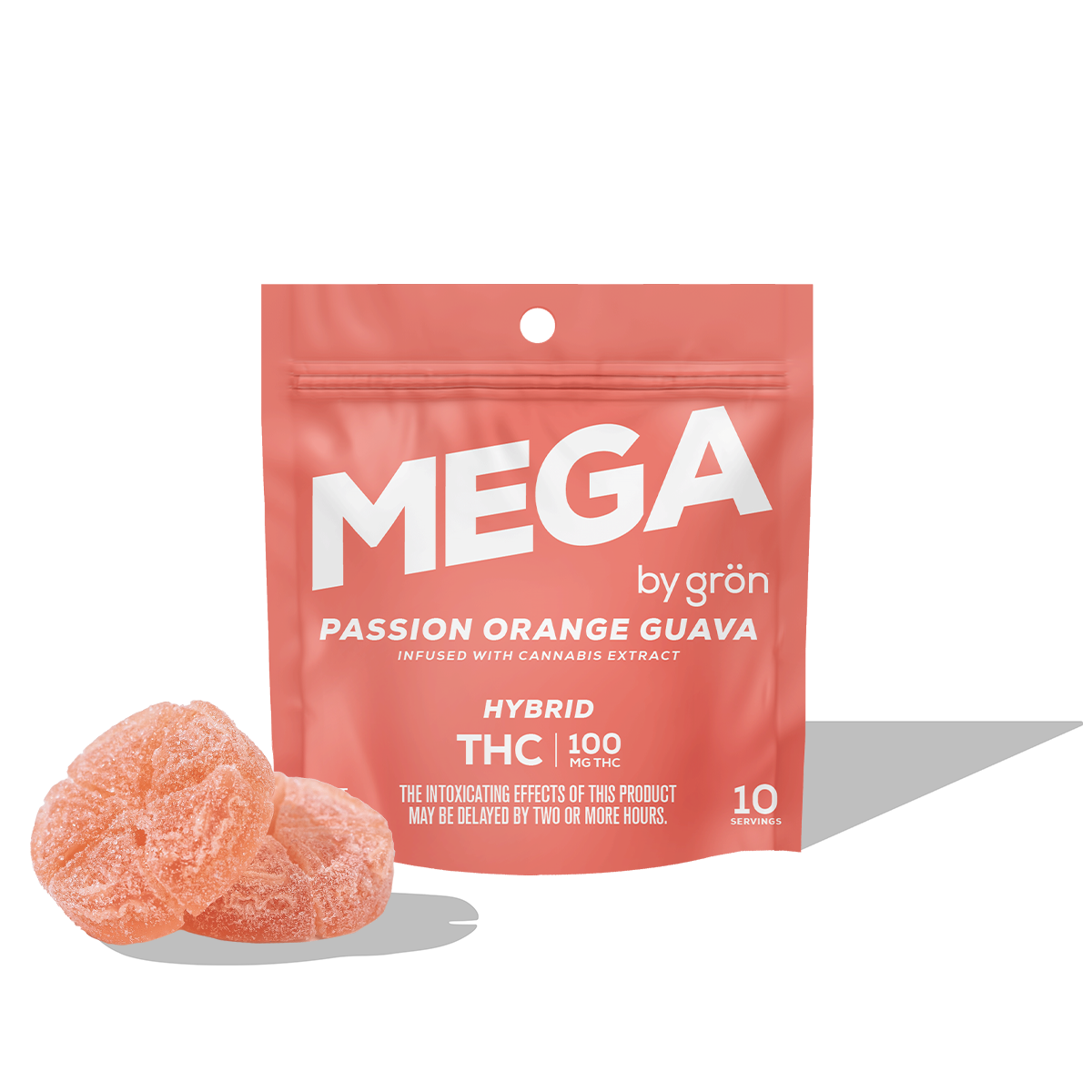 Grön: Gron - Passion Orange Guava Hybrid Mega Pearl 100mg