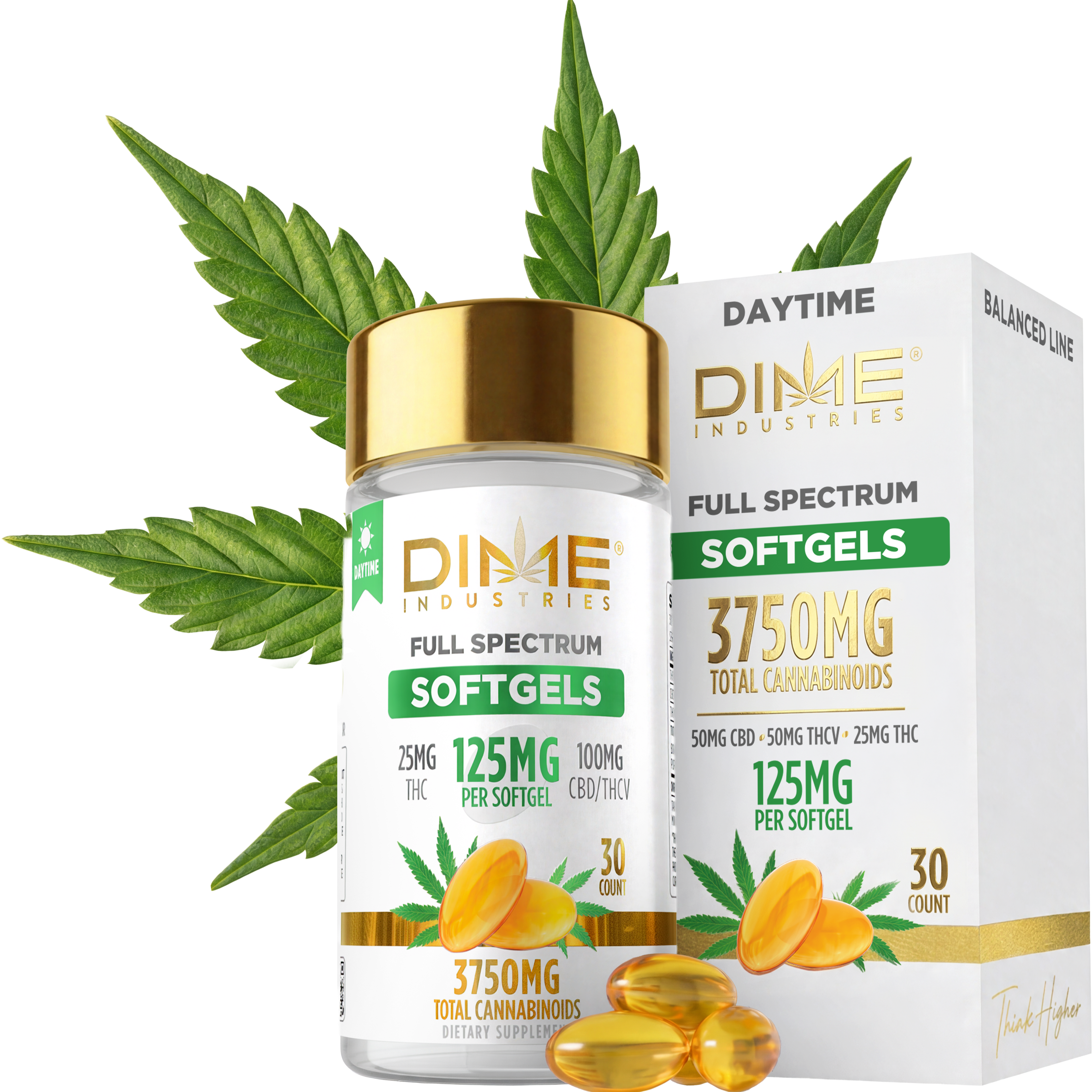 Dime - Balanced Line Softgels - Anytime - 750mg Bottle