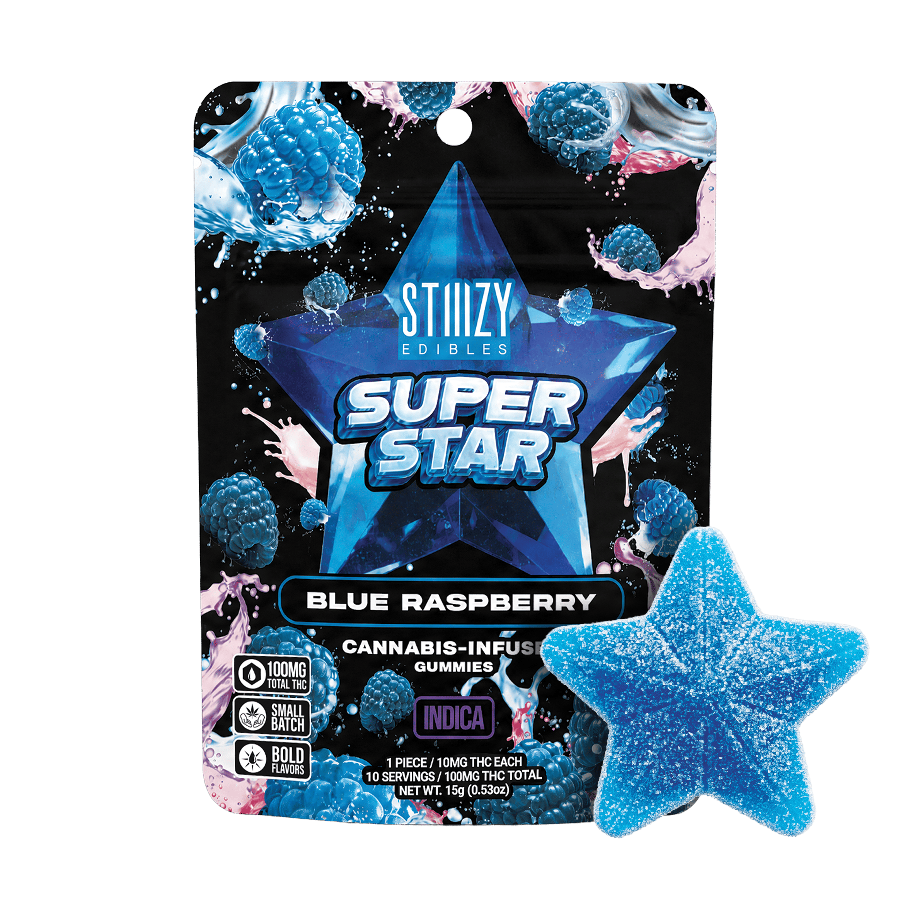 Stiiizy: Blue Raspberry - Star - - Stiiizy