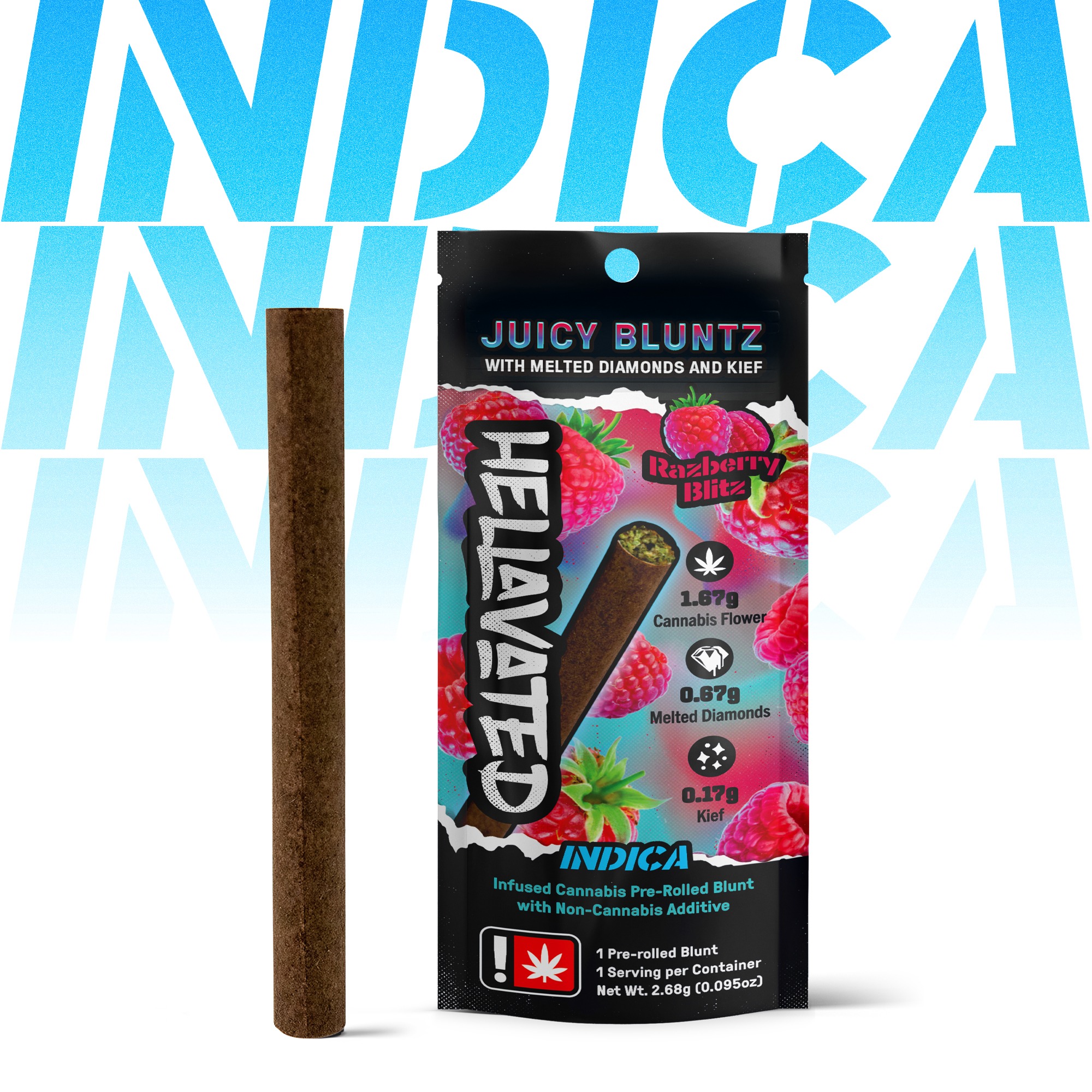 Hellavated: Razberry Blitz Flavored Blunt