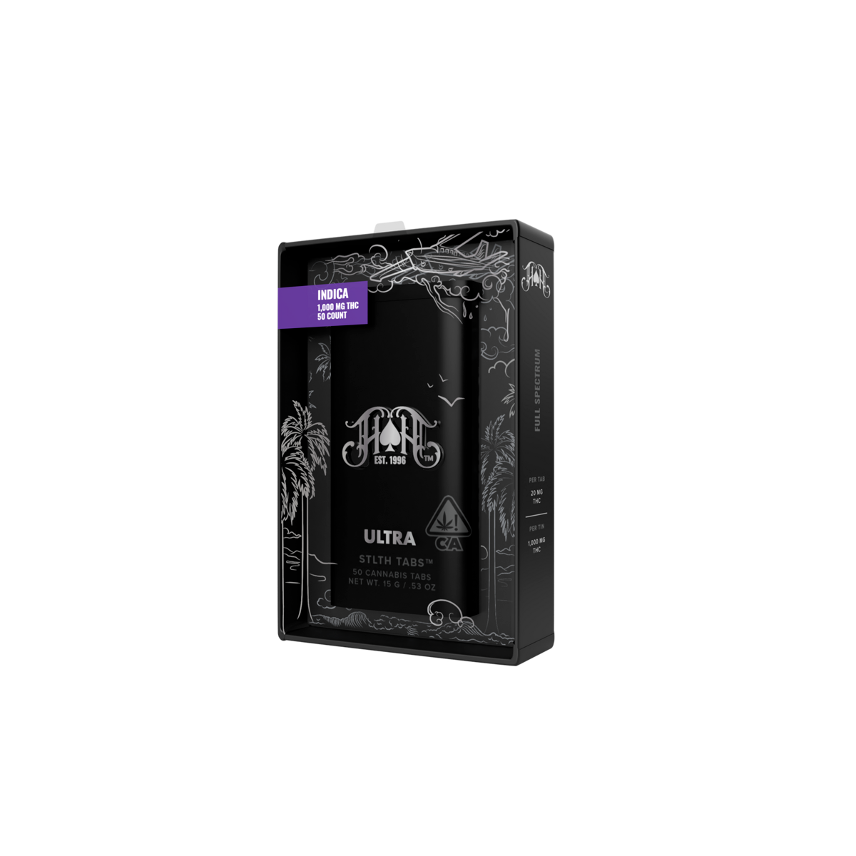 Heavy Hitters: INDICA - ULTRA STLTH TABLETS 1000MG - HEAVY HITTERS